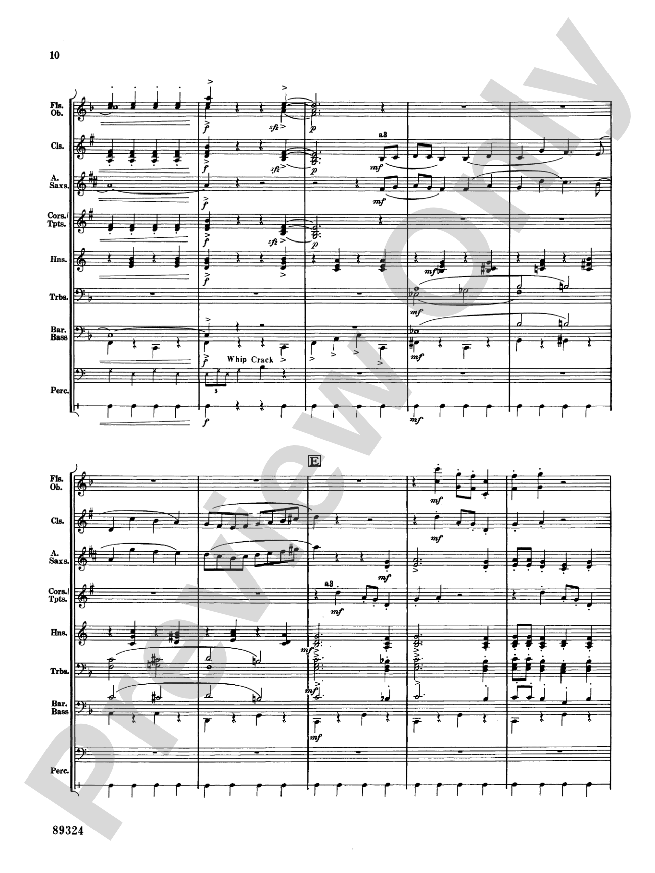Sleigh Ride: Concert Band Conductor Score & Parts