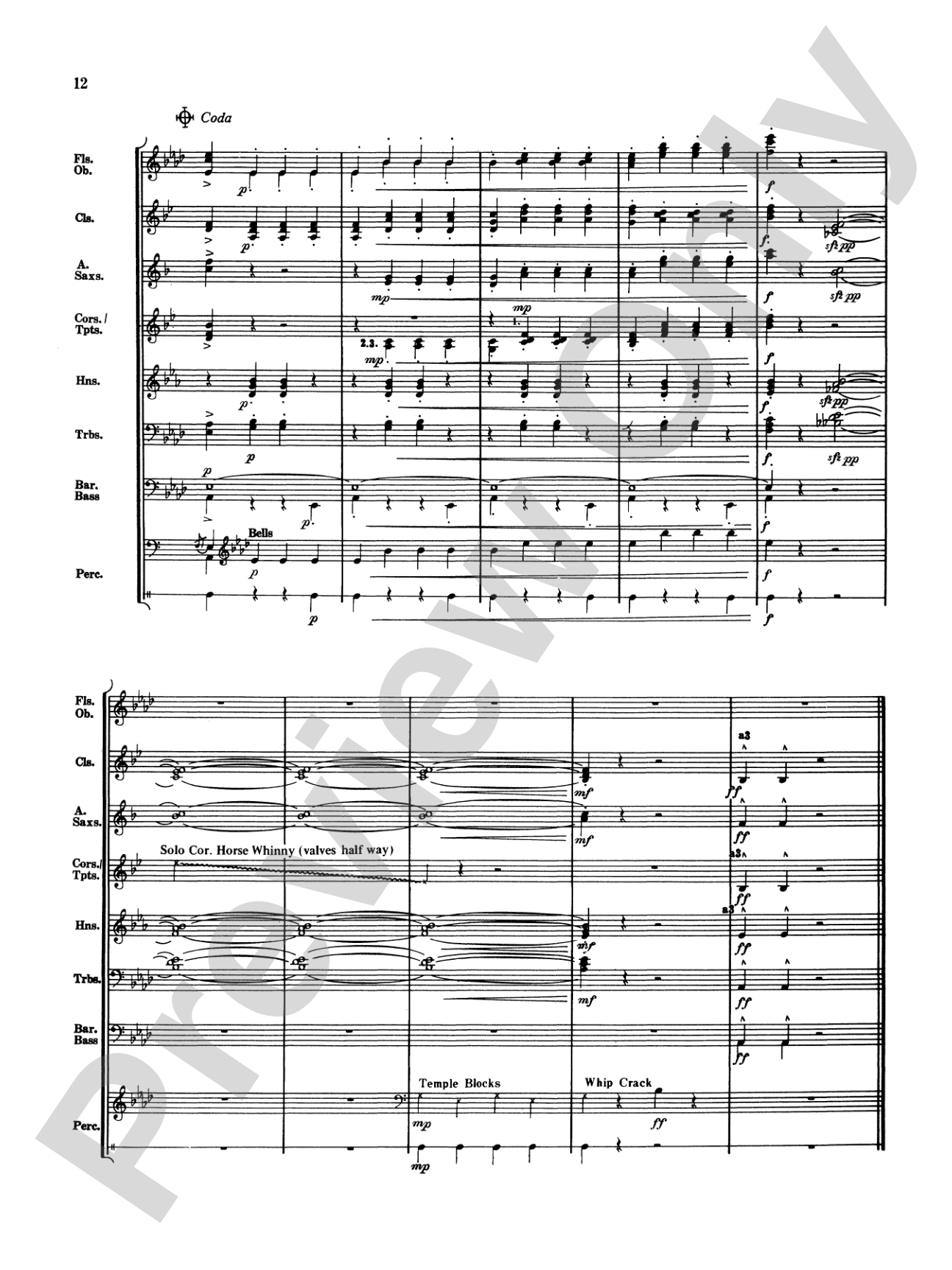 Sleigh Ride: Concert Band Conductor Score & Parts