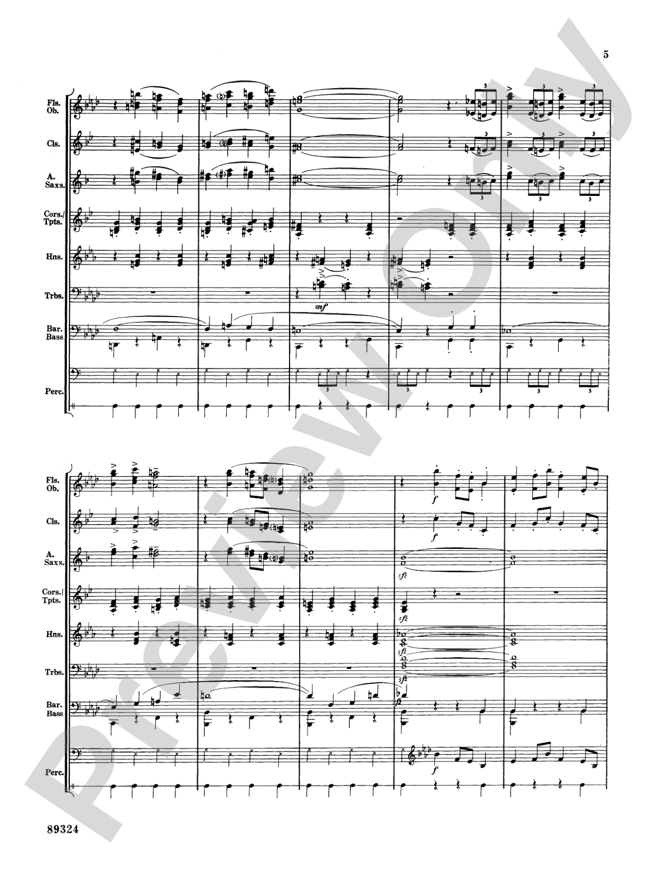 Sleigh Ride: Concert Band Conductor Score & Parts