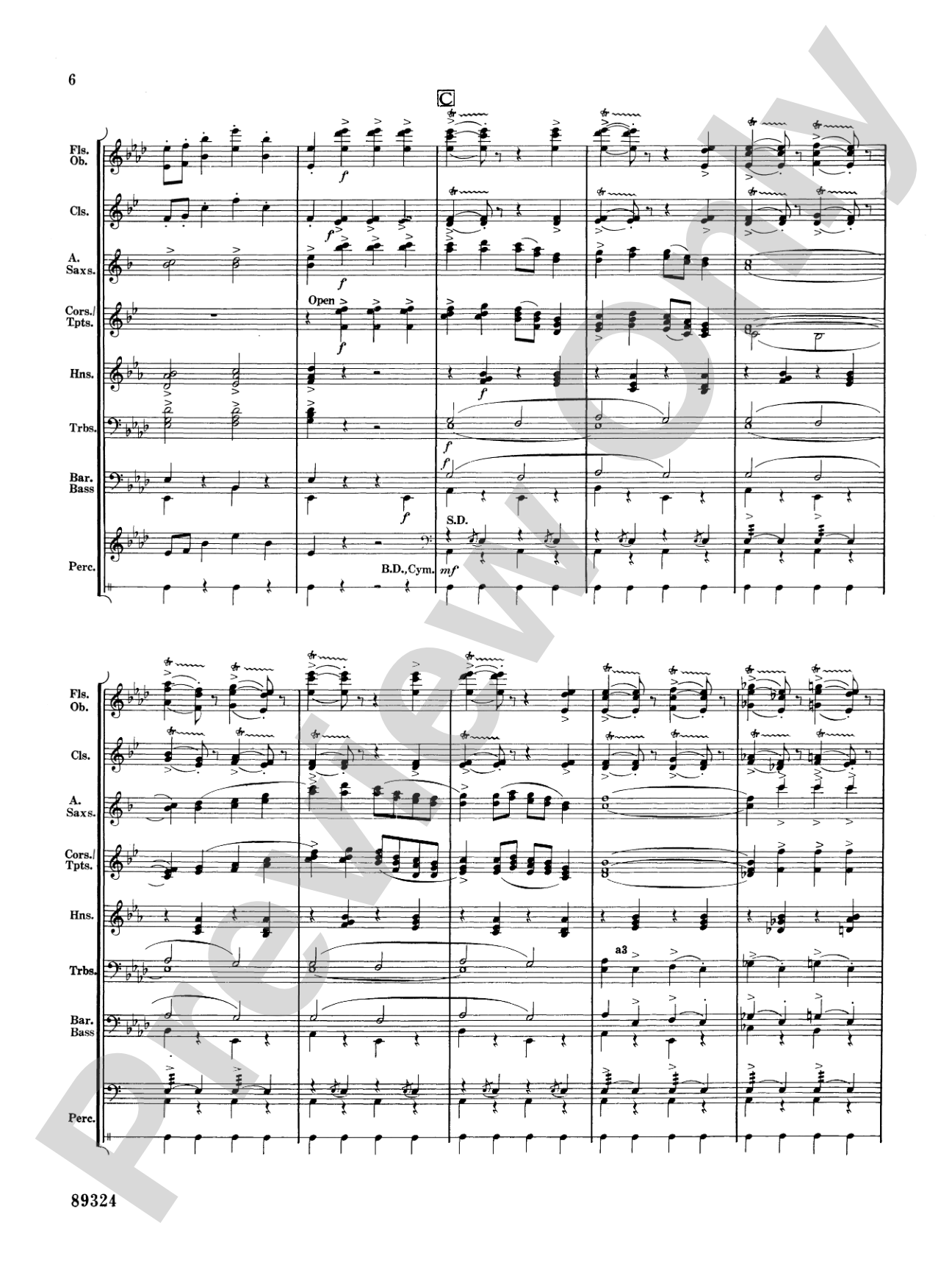 Sleigh Ride: Concert Band Conductor Score & Parts