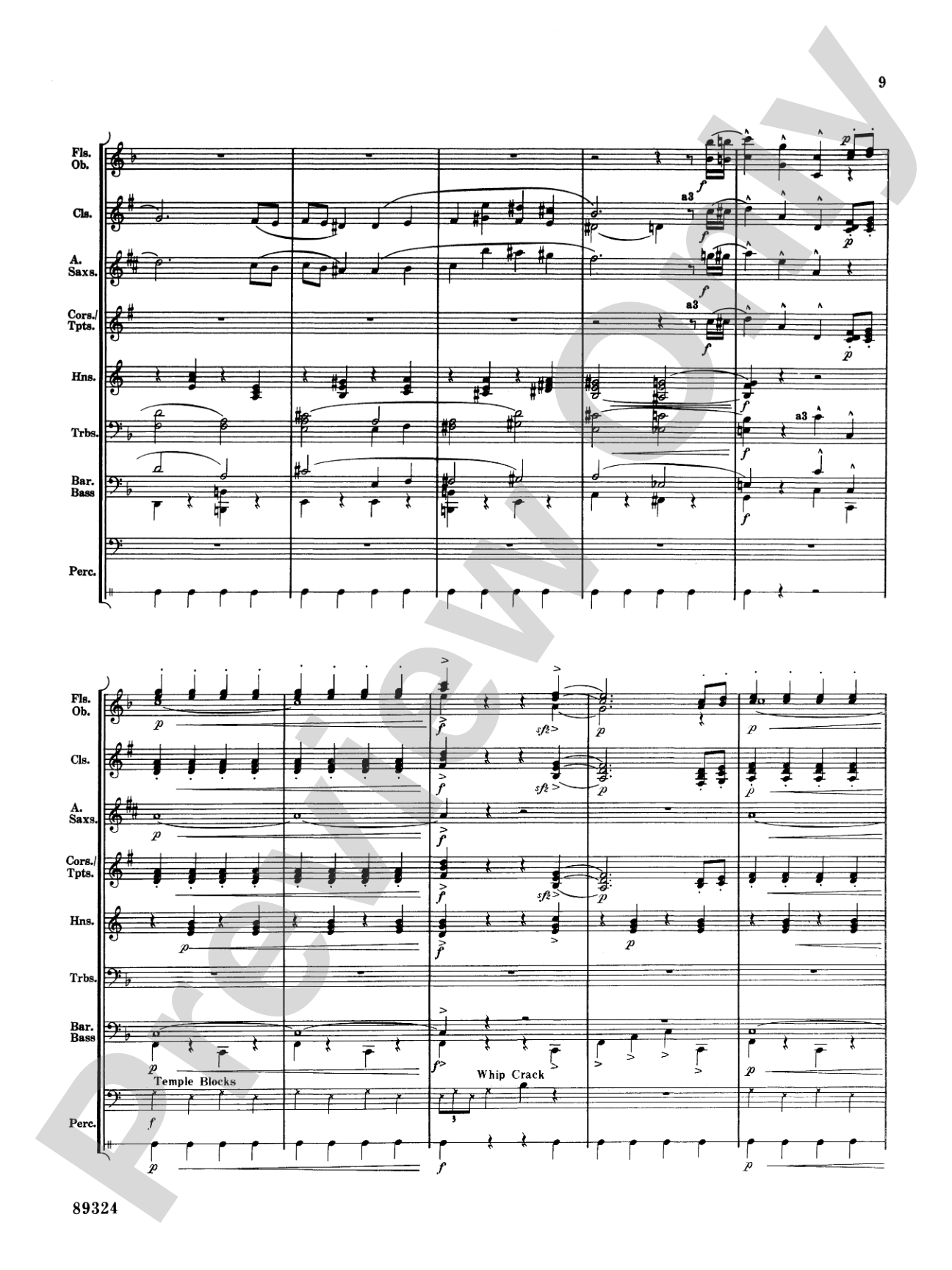 Sleigh Ride: Concert Band Conductor Score & Parts