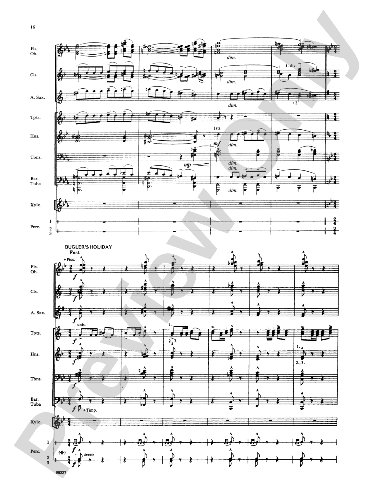 Leroy Anderson Portrait: Concert Band Conductor Score & Parts