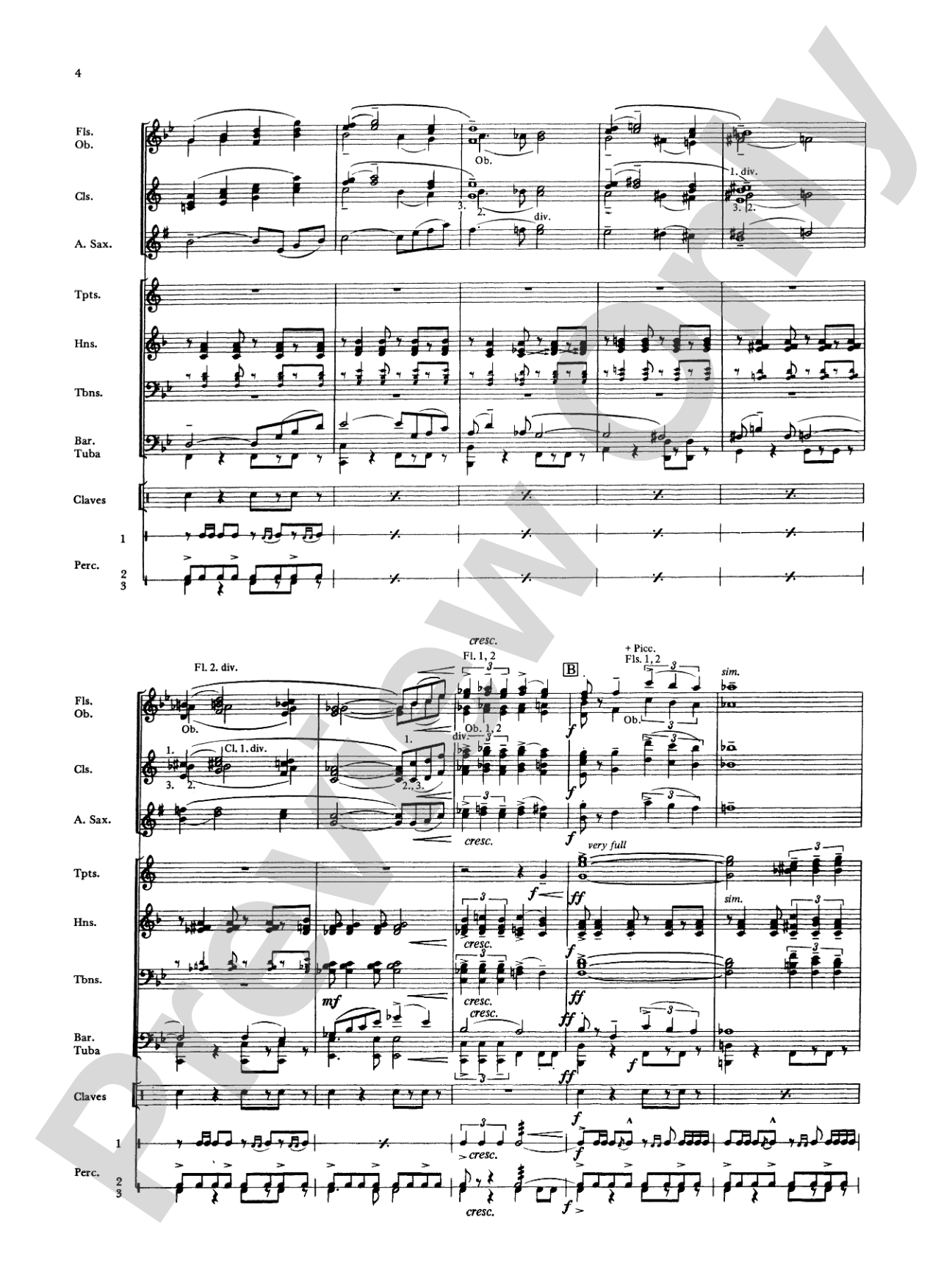 Leroy Anderson Portrait: Concert Band Conductor Score & Parts