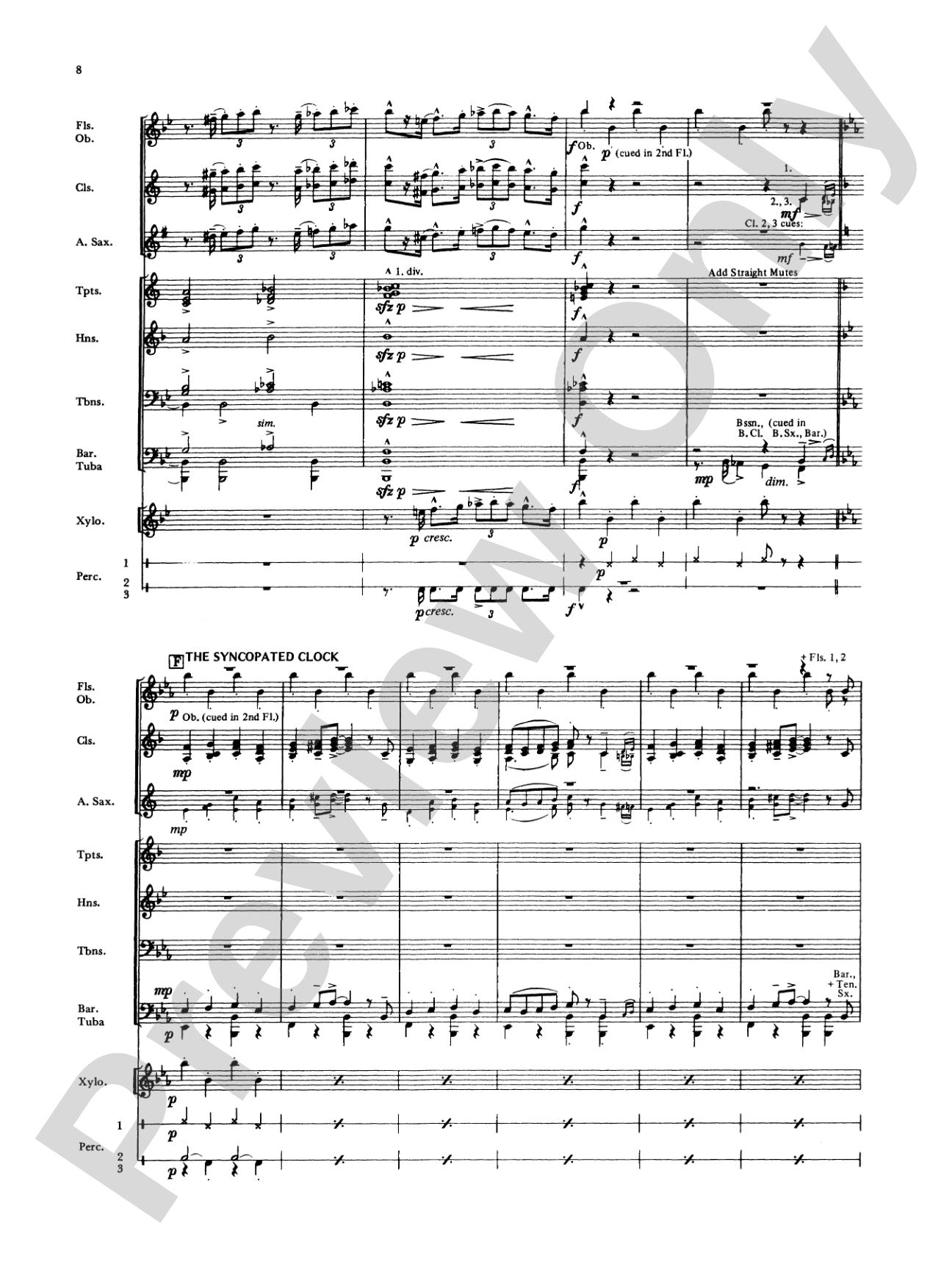 Leroy Anderson Portrait: Concert Band Conductor Score & Parts