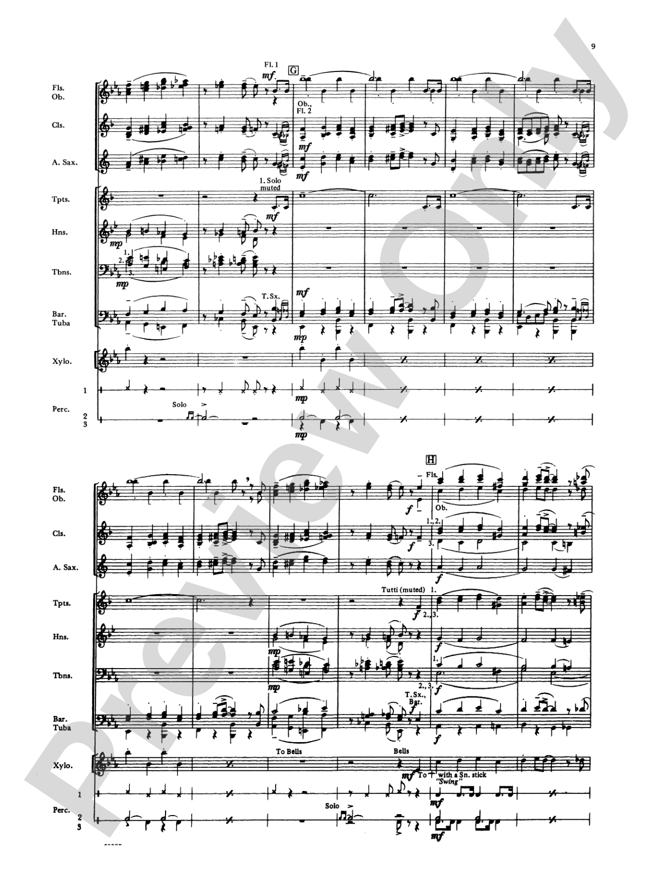 Leroy Anderson Portrait: Concert Band Conductor Score & Parts