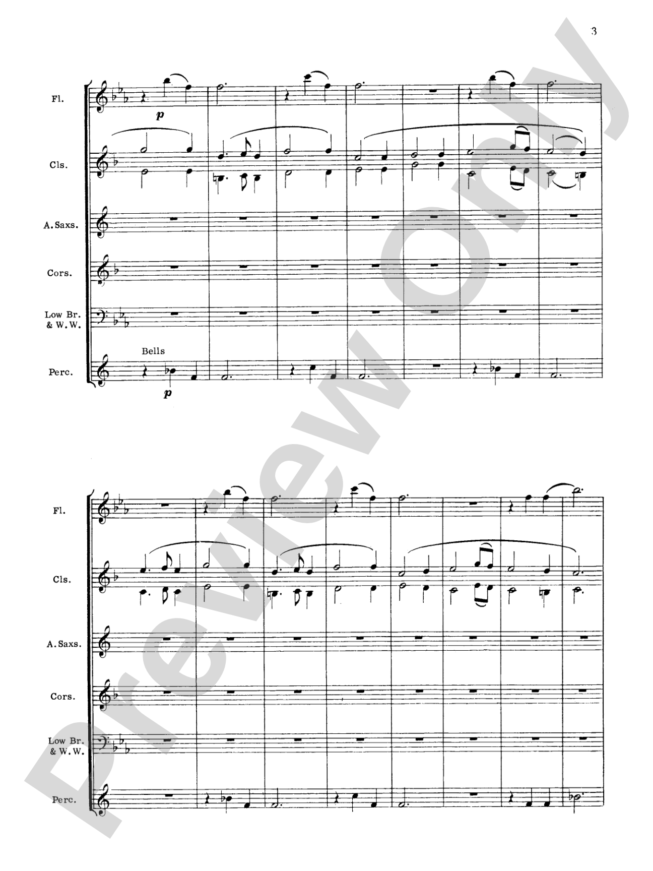 Air and Alleluia: Concert Band Conductor Score & Parts
