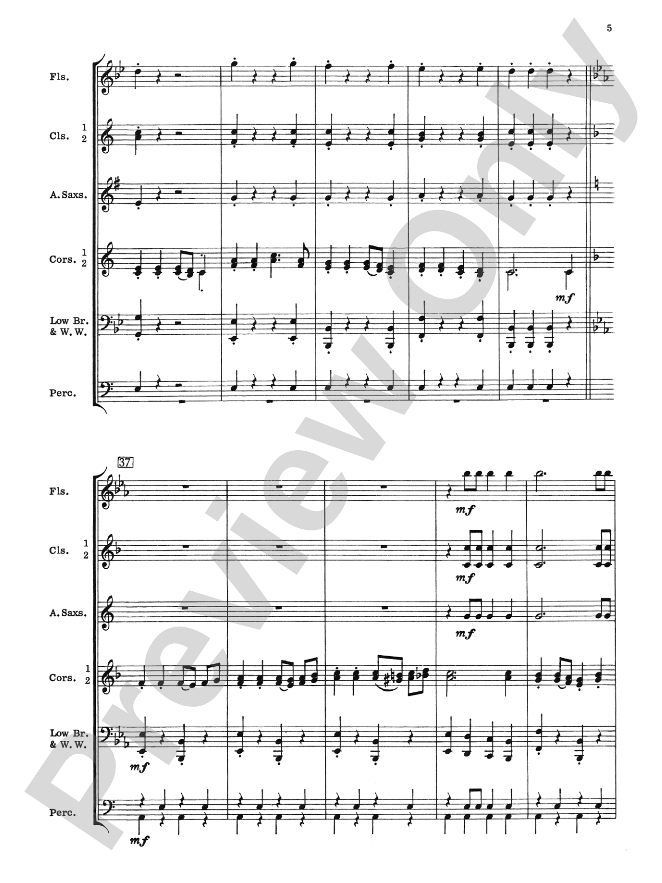 American Patrol: Concert Band Conductor Score & Parts