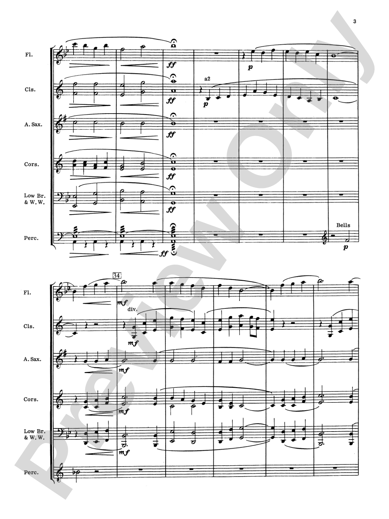Londonderry Air (featuring the Clarinet section): Concert Band Conductor Score & Parts
