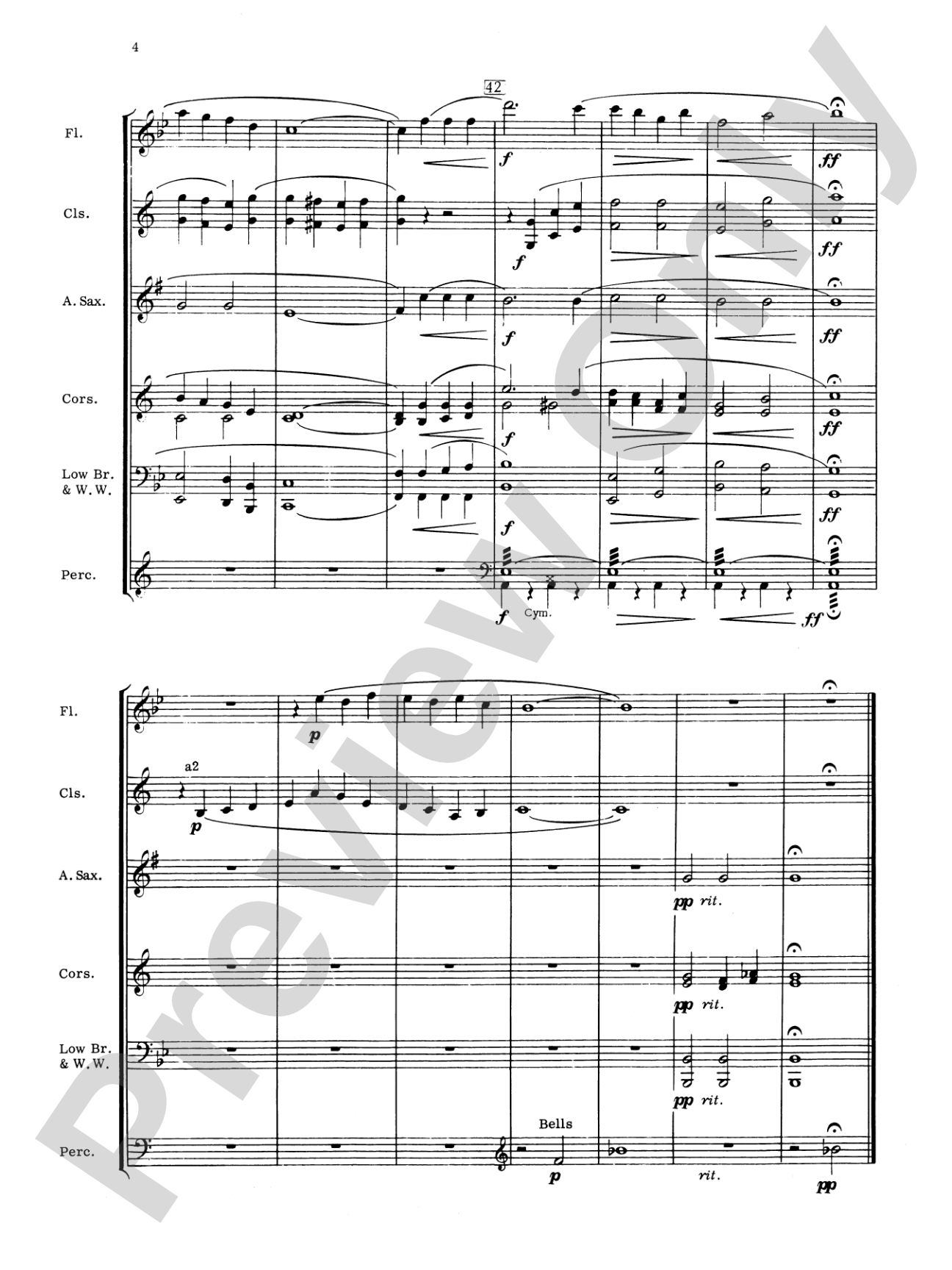 Londonderry Air (featuring the Clarinet section): Concert Band Conductor Score & Parts