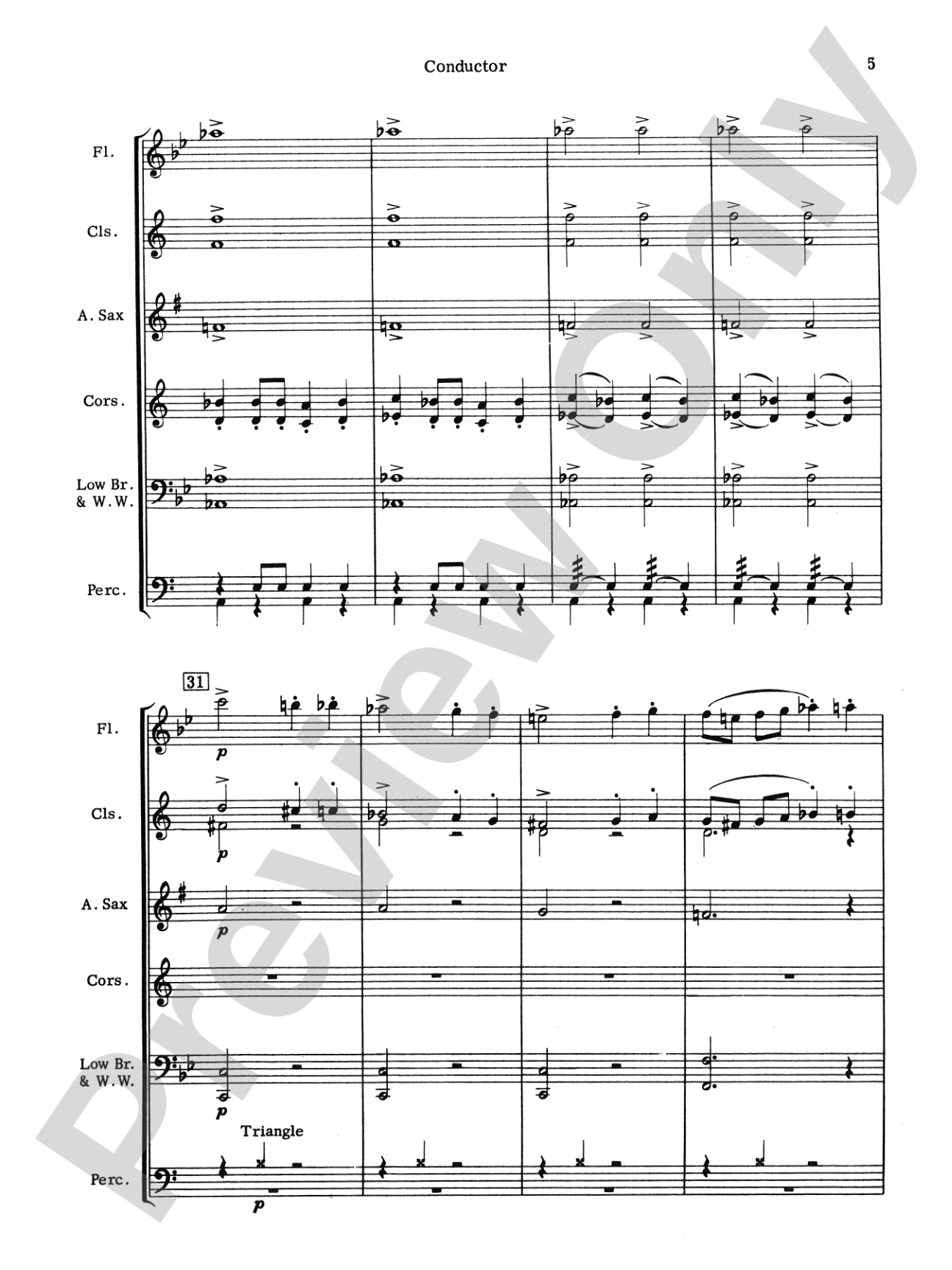 March Militaire: Concert Band Conductor Score & Parts