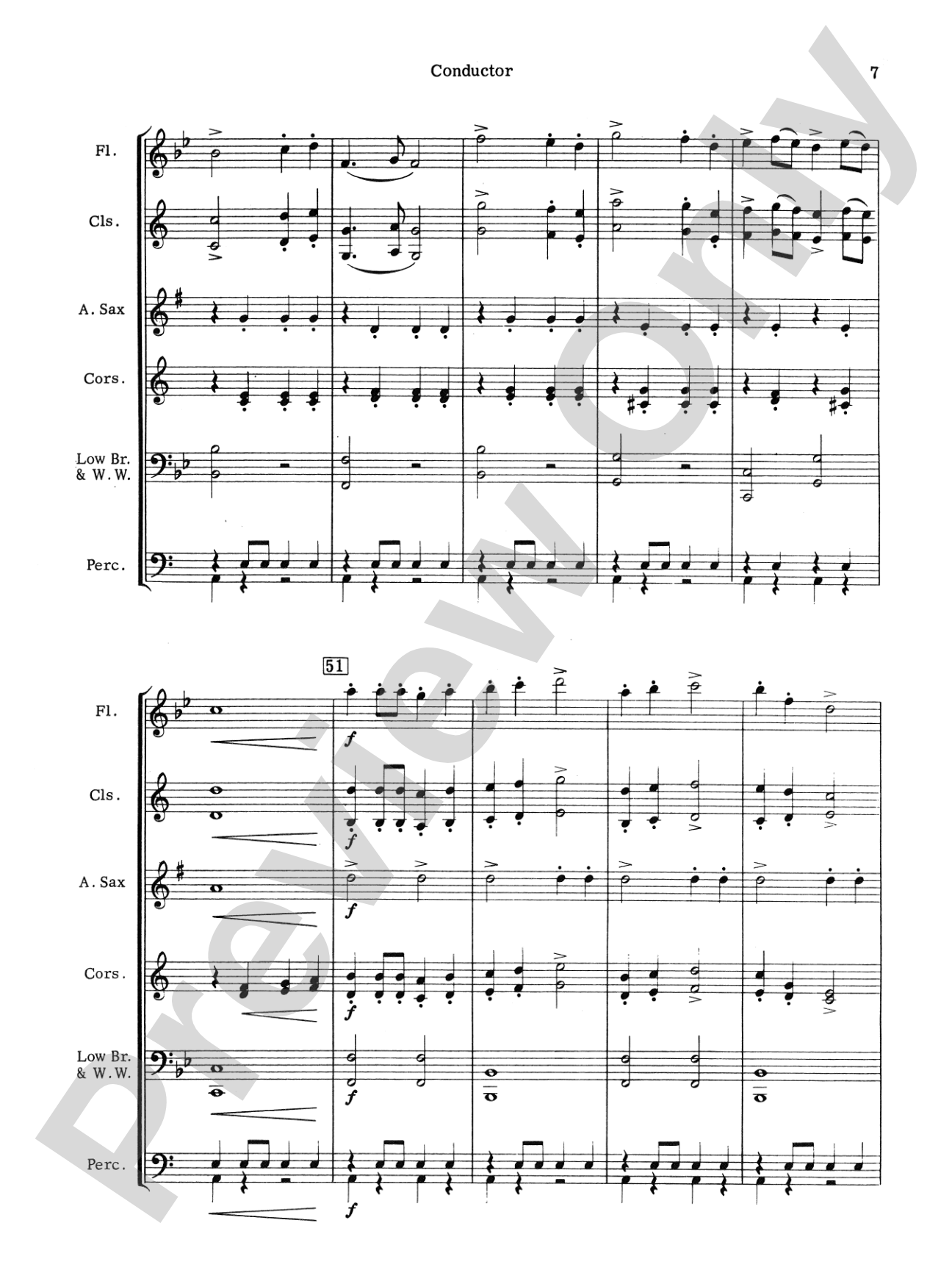 March Militaire: Concert Band Conductor Score & Parts
