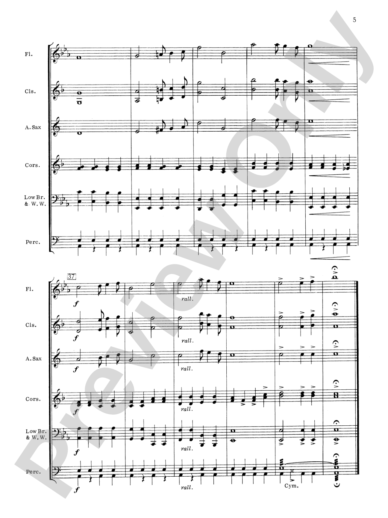 Pomp and Circumstance: Concert Band Conductor Score & Parts