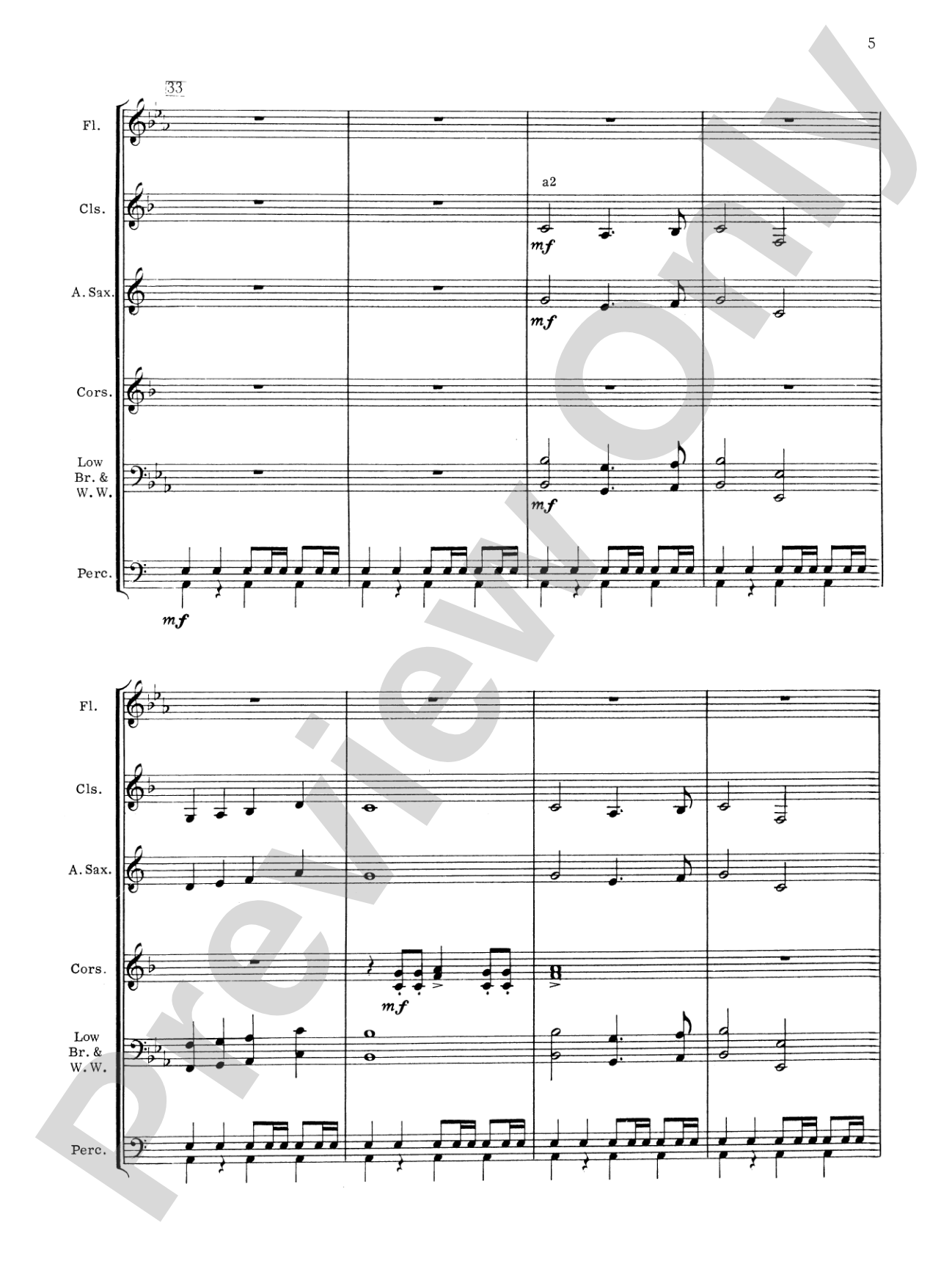 Royal March: Concert Band Conductor Score & Parts