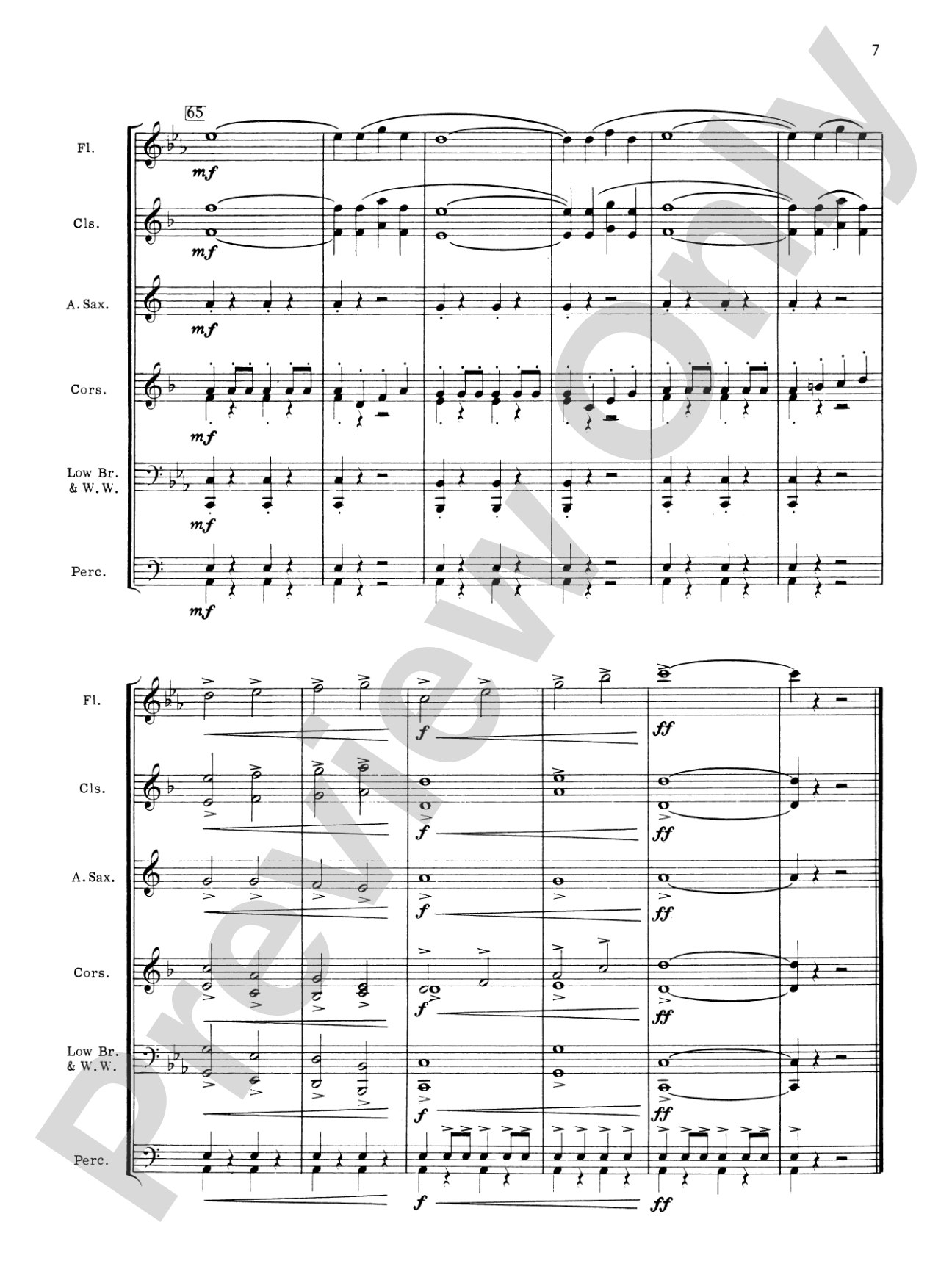 Songs of the Sea (Medley): Concert Band Conductor Score & Parts