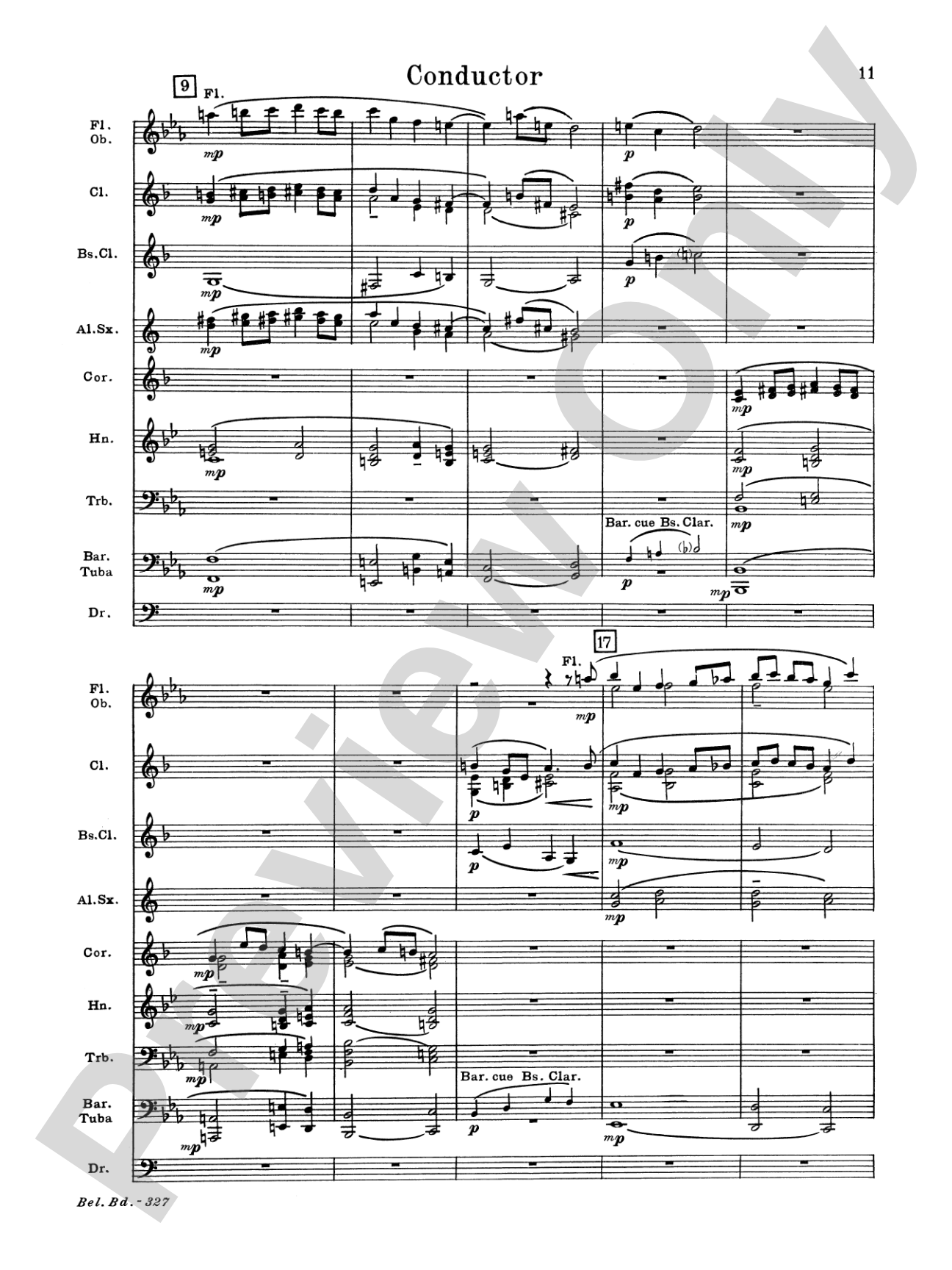 Sonatina for Band: Concert Band Conductor Score & Parts