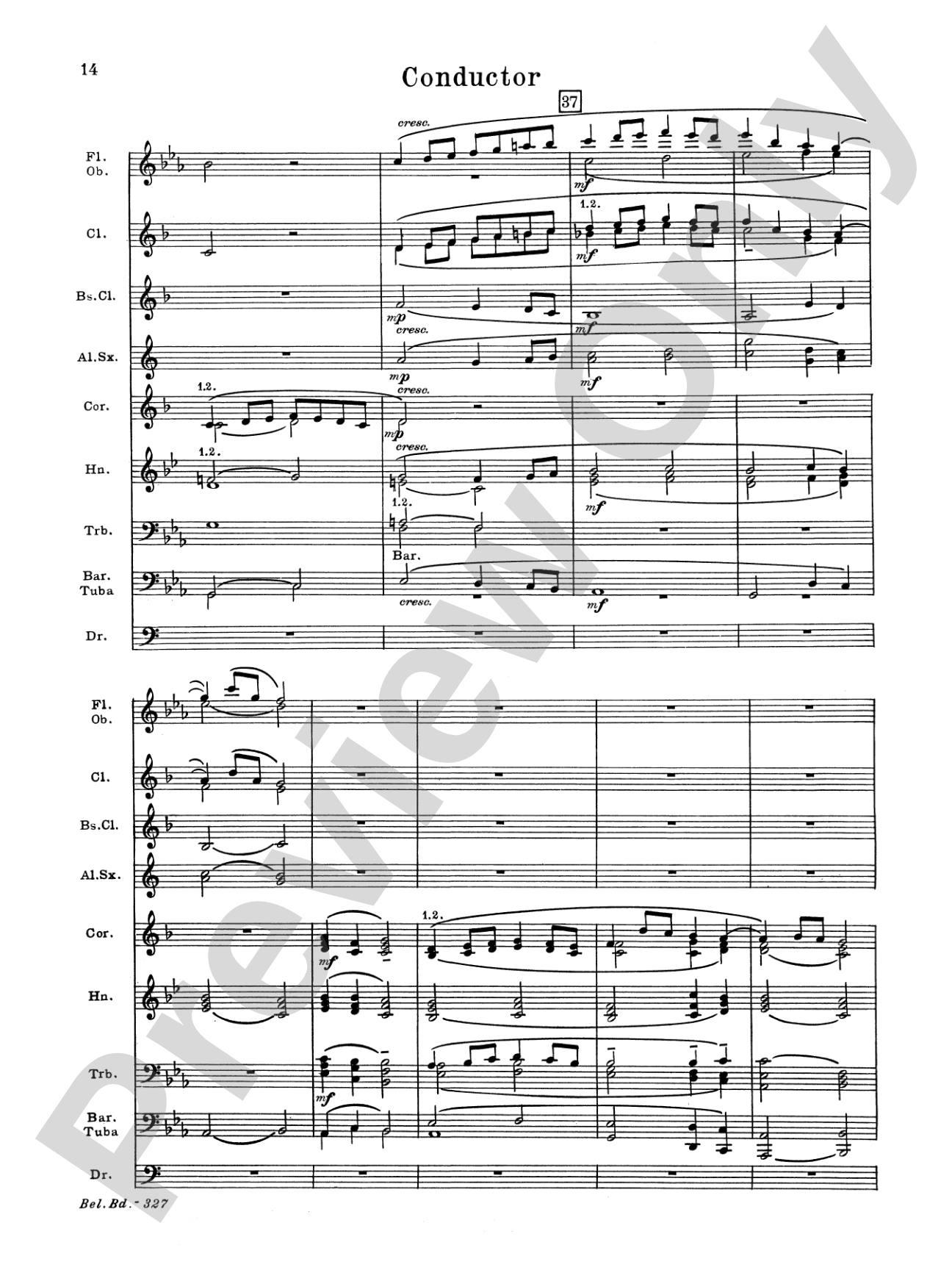 Sonatina for Band: Concert Band Conductor Score & Parts