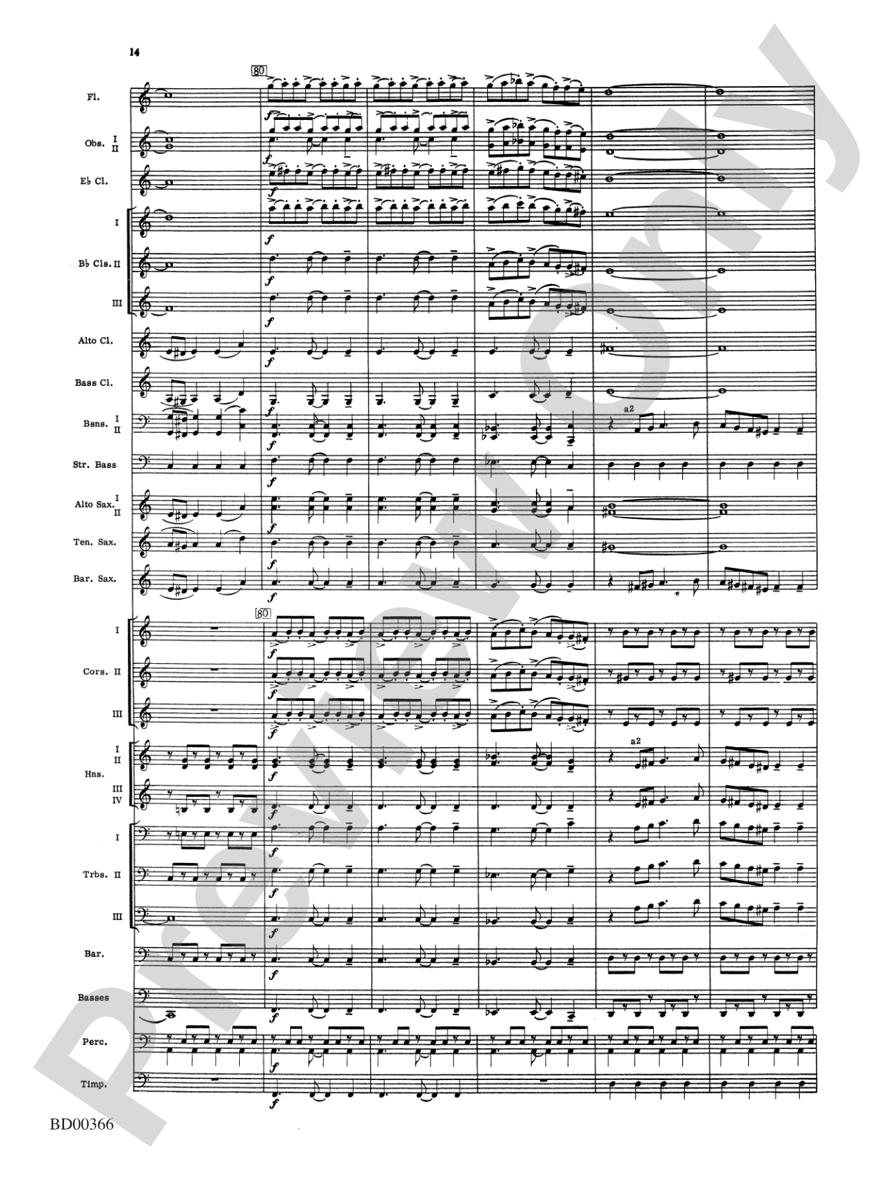 Rhythm of the Winds: Concert Band Conductor Score & Parts