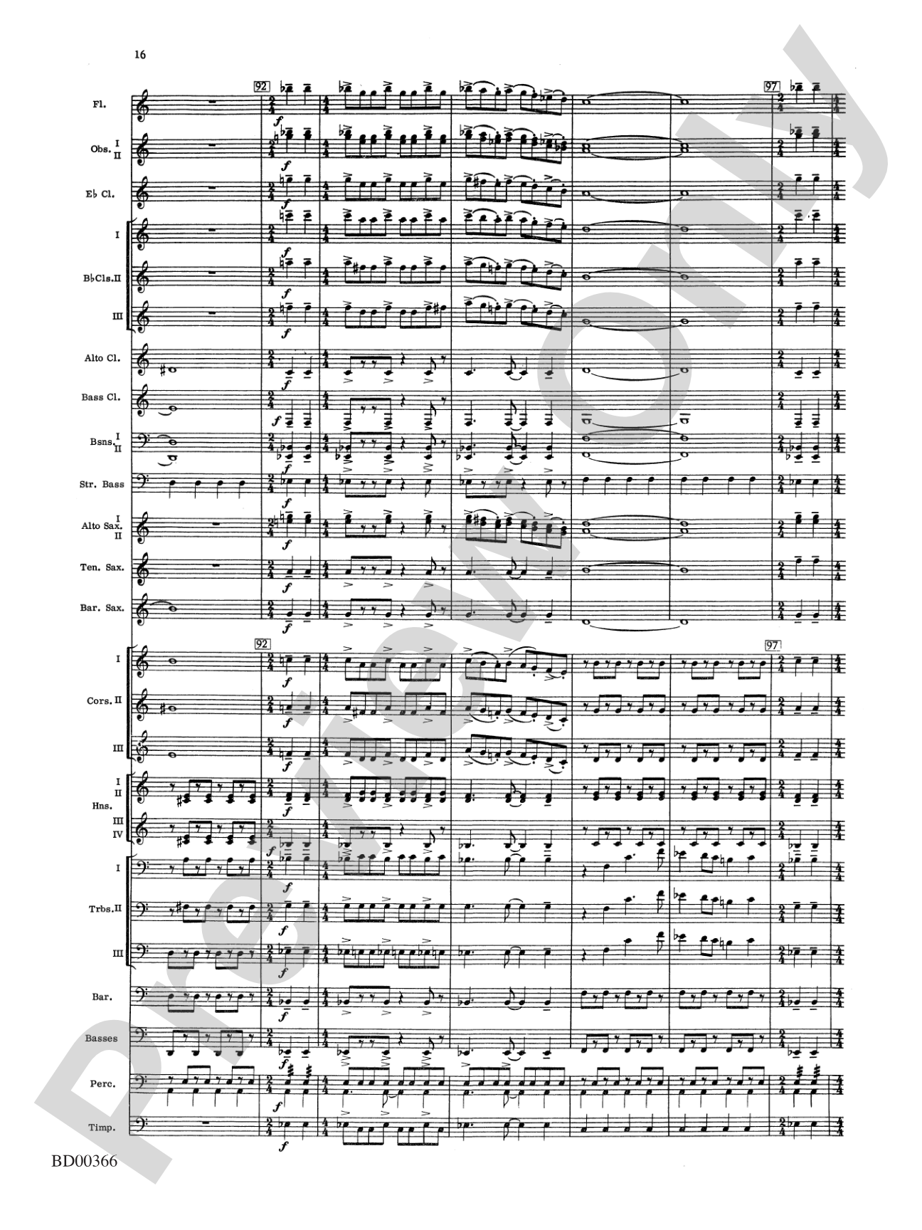 Rhythm of the Winds: Concert Band Conductor Score & Parts
