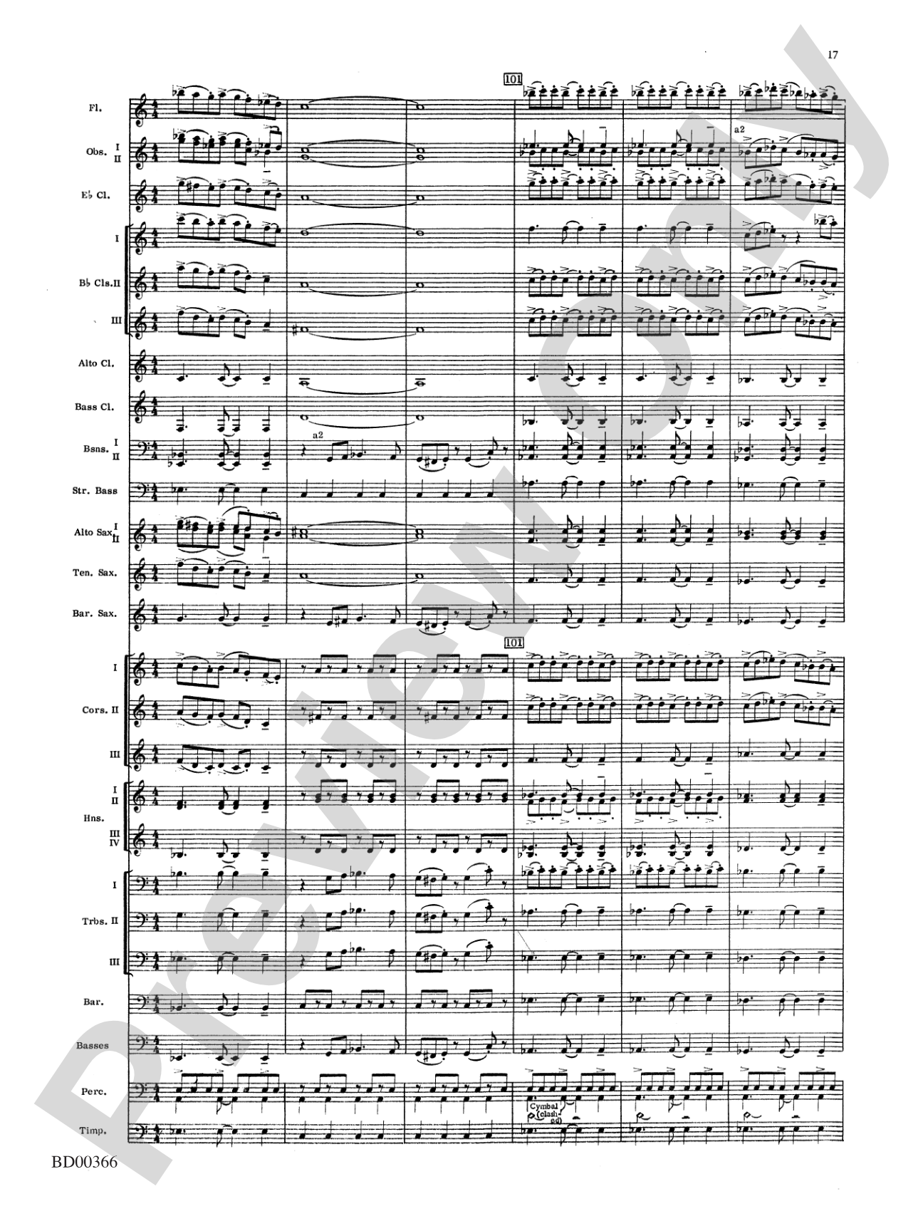 Rhythm of the Winds: Concert Band Conductor Score & Parts