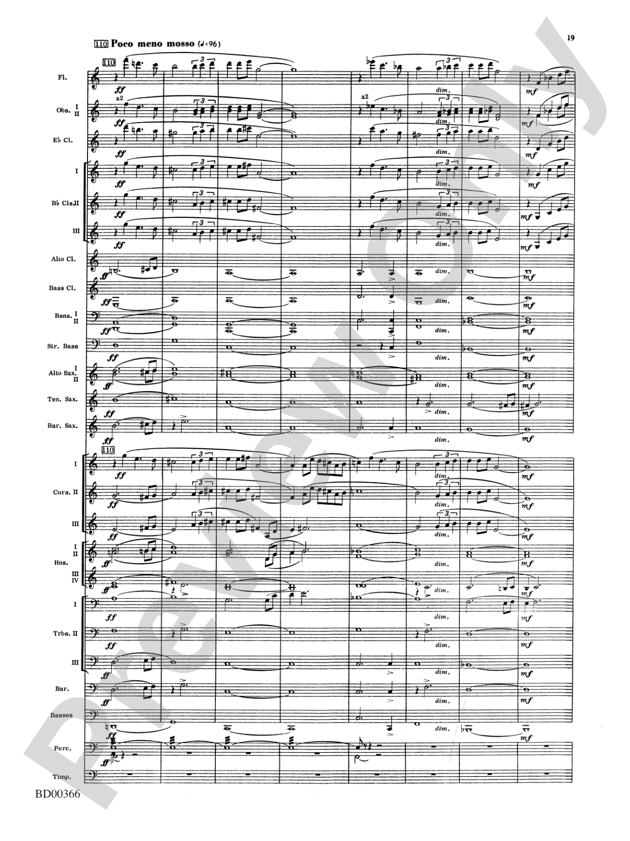 Rhythm of the Winds: Concert Band Conductor Score & Parts