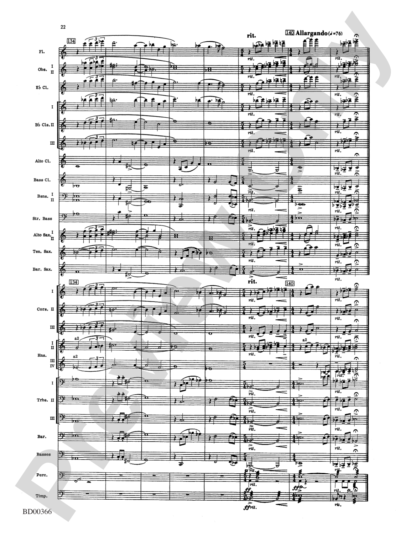 Rhythm of the Winds: Concert Band Conductor Score & Parts