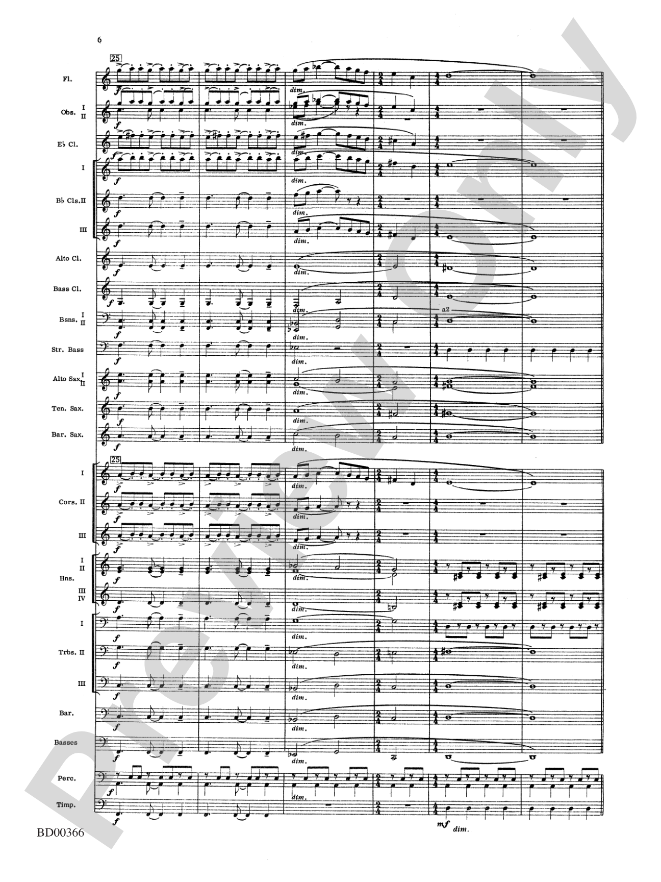 Rhythm of the Winds: Concert Band Conductor Score & Parts