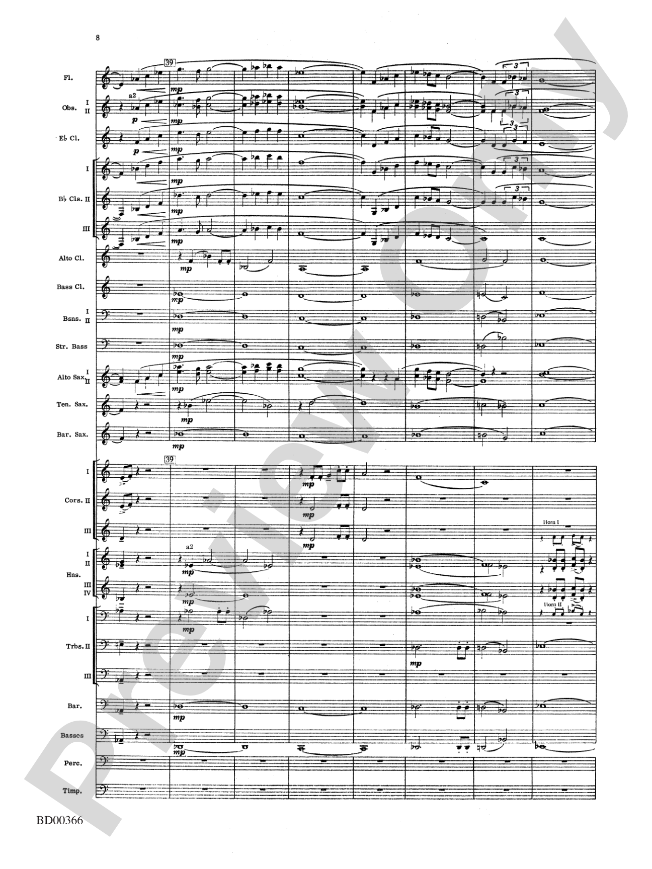 Rhythm of the Winds: Concert Band Conductor Score & Parts
