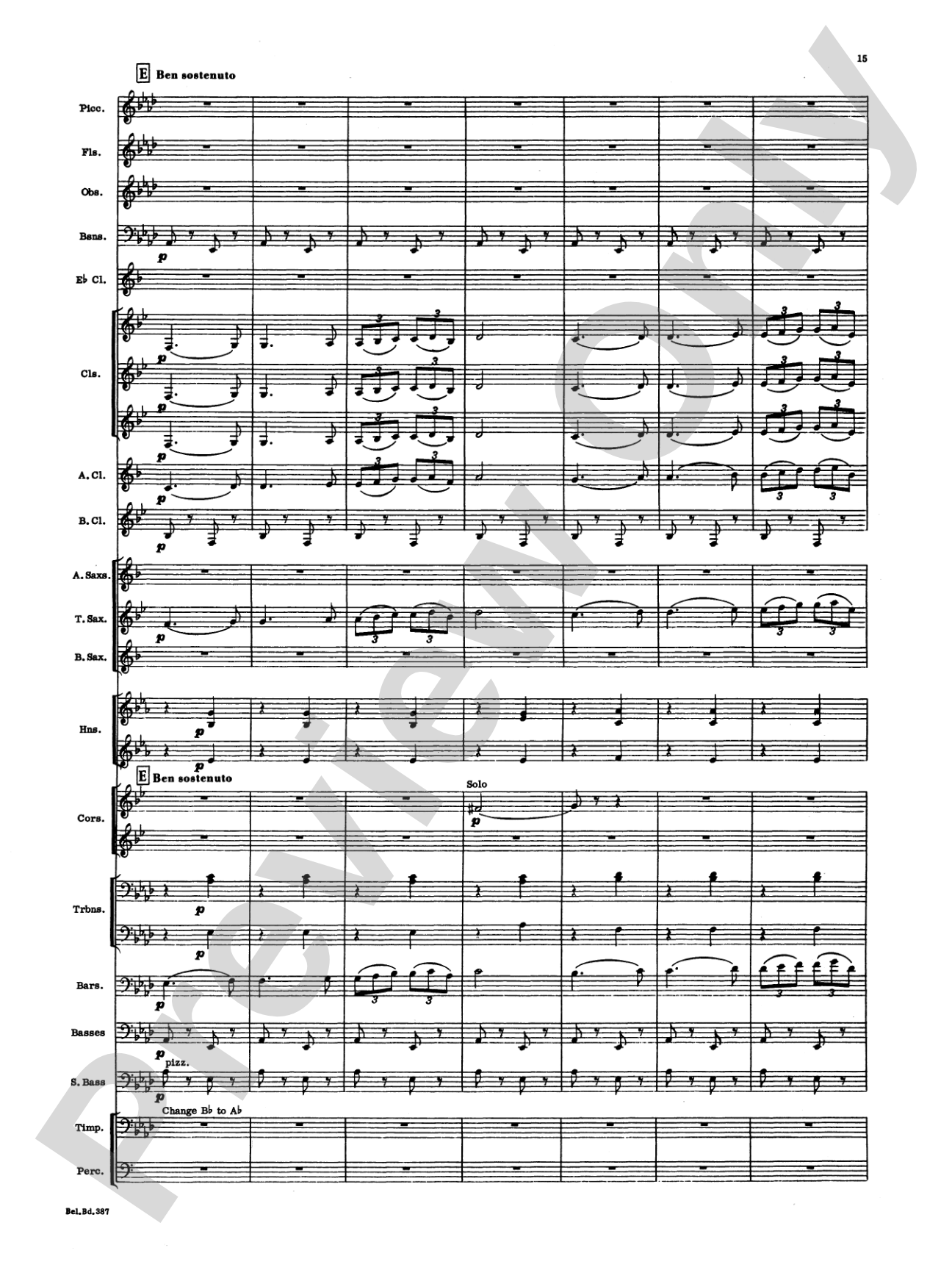 March and Procession of Bacchus: Concert Band Conductor Score & Parts