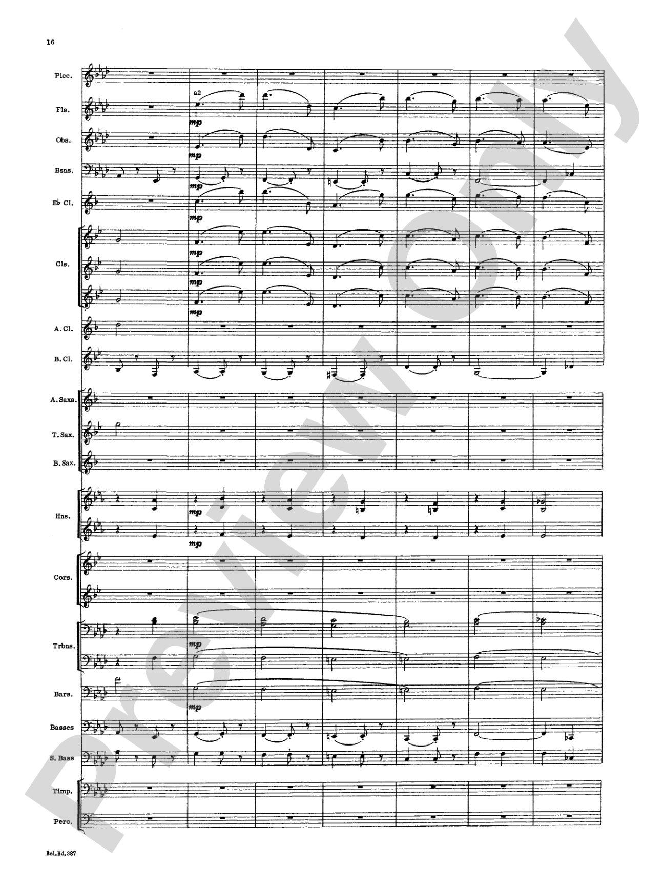 March and Procession of Bacchus: Concert Band Conductor Score & Parts