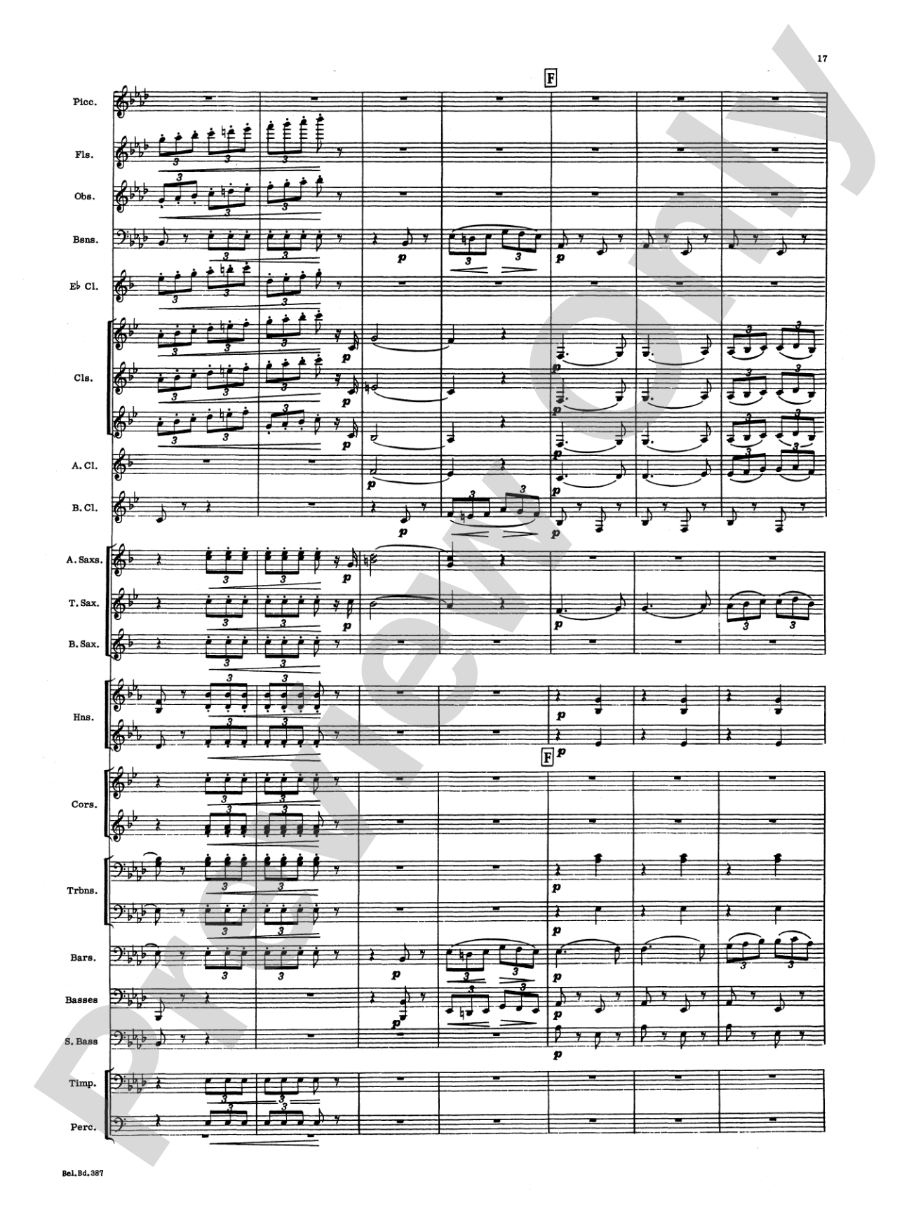 March and Procession of Bacchus: Concert Band Conductor Score & Parts
