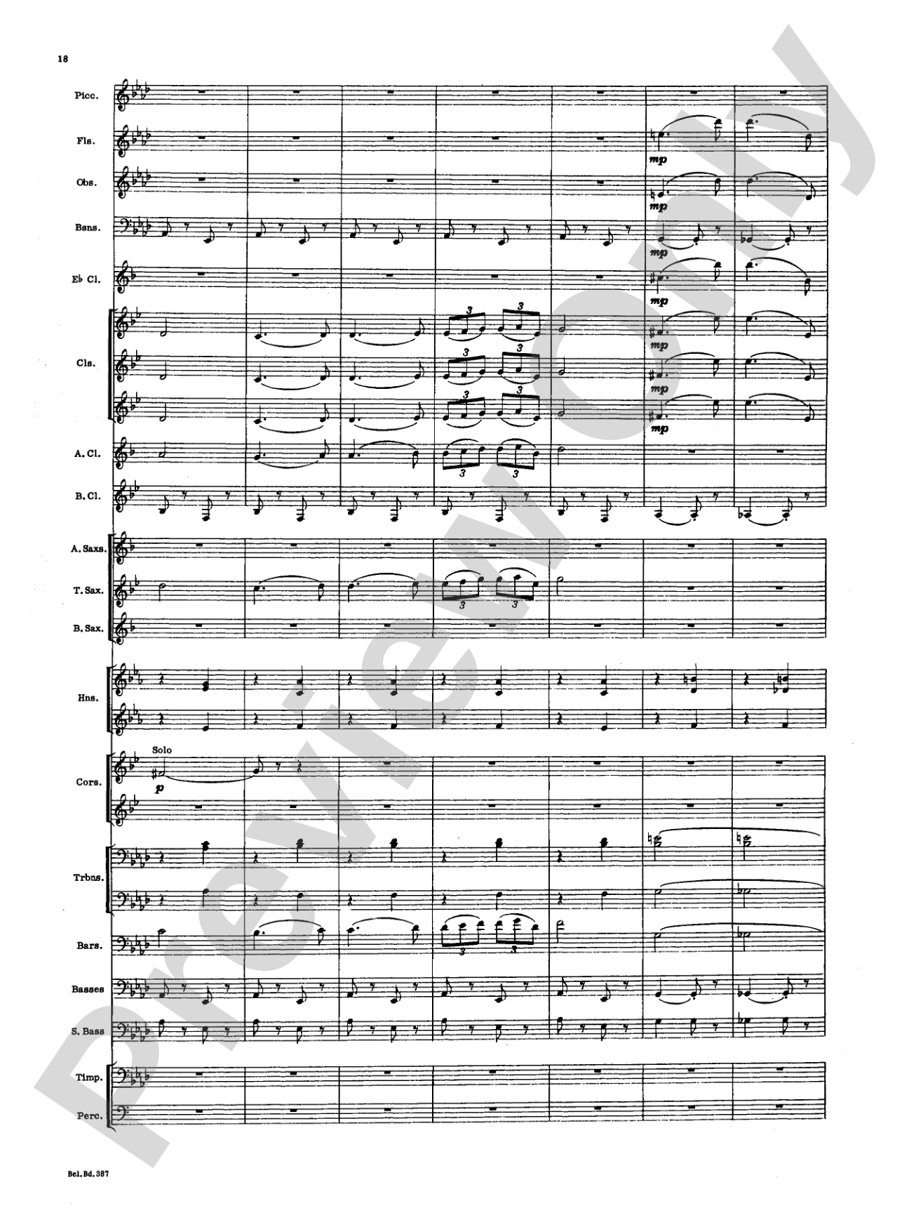 March and Procession of Bacchus: Concert Band Conductor Score & Parts