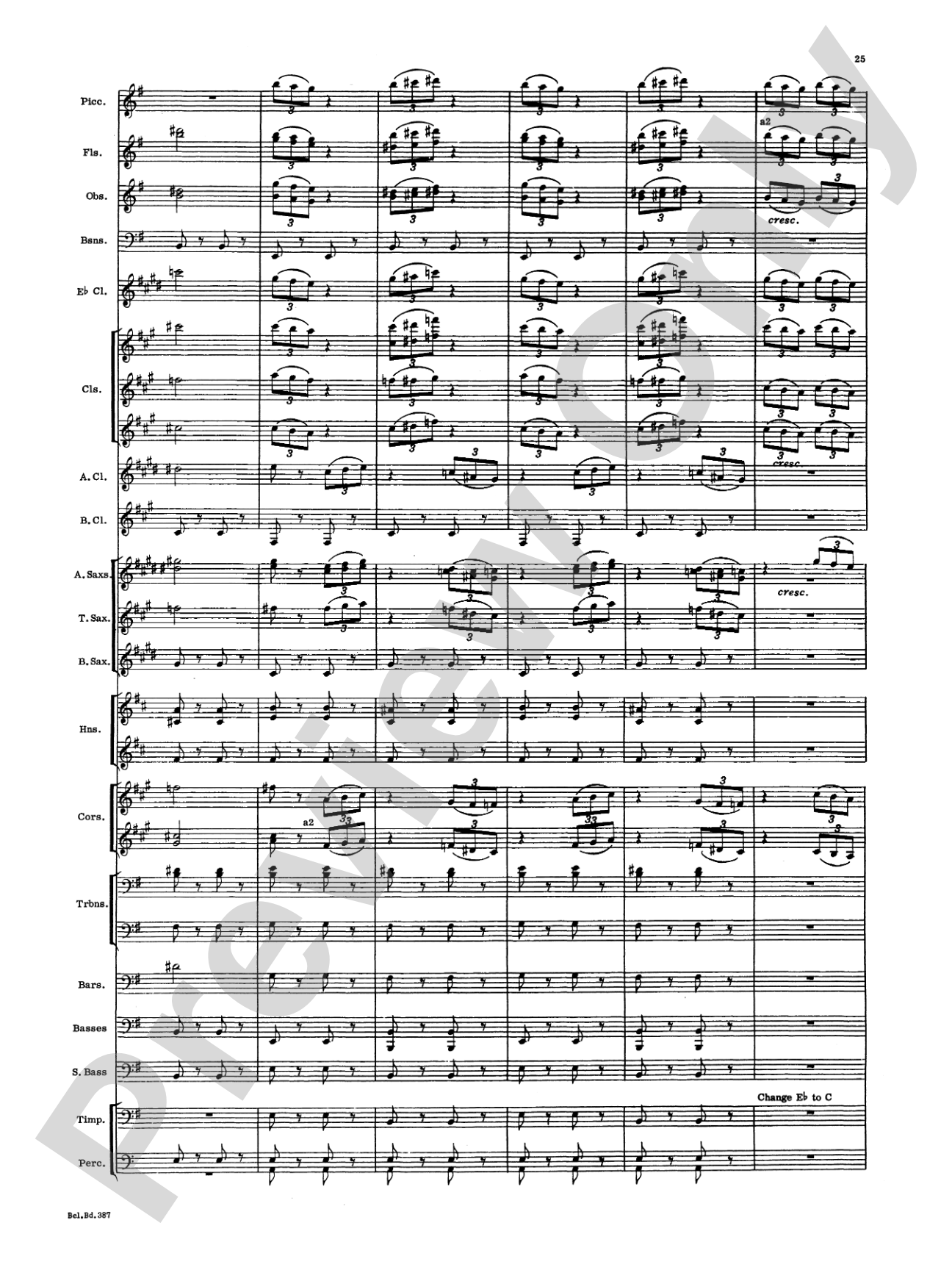 March and Procession of Bacchus: Concert Band Conductor Score & Parts