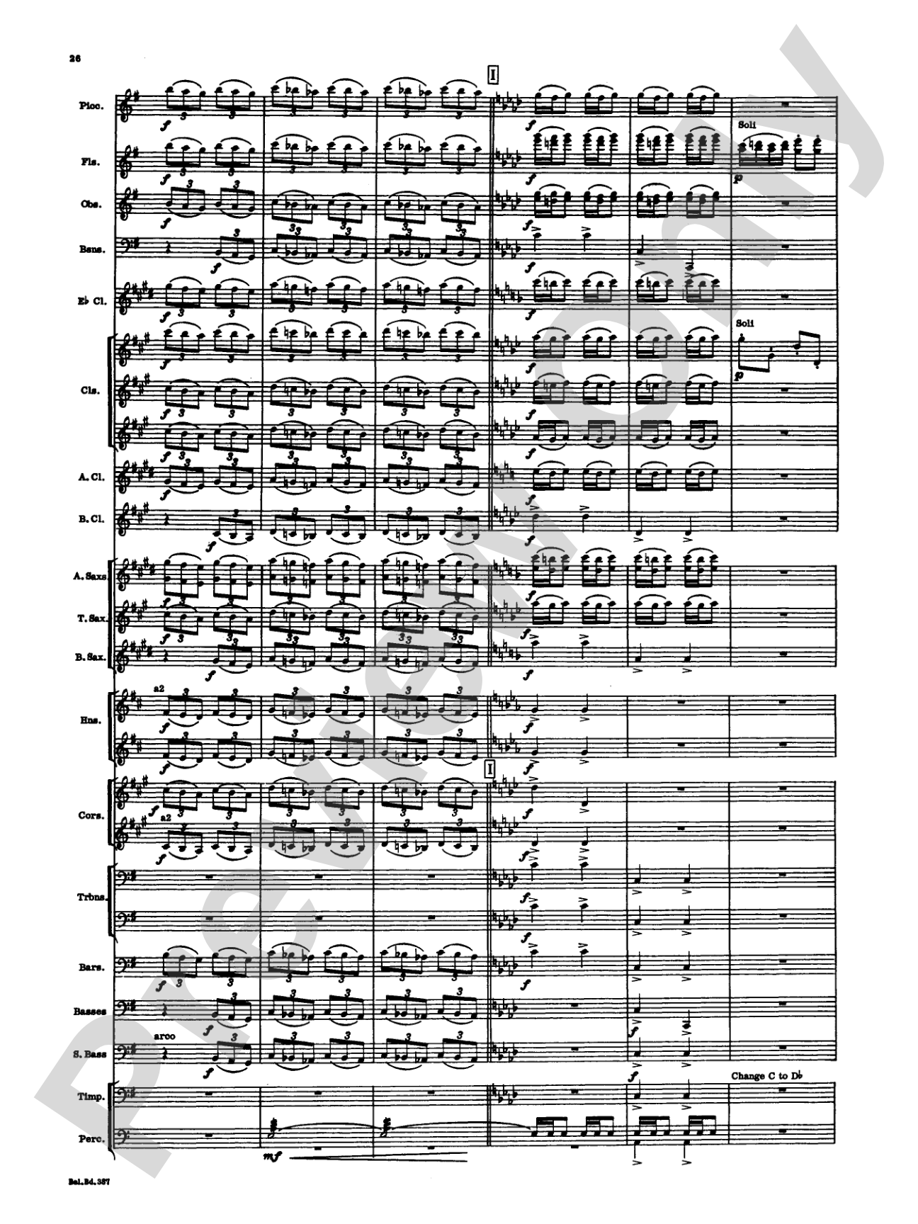 March and Procession of Bacchus: Concert Band Conductor Score & Parts