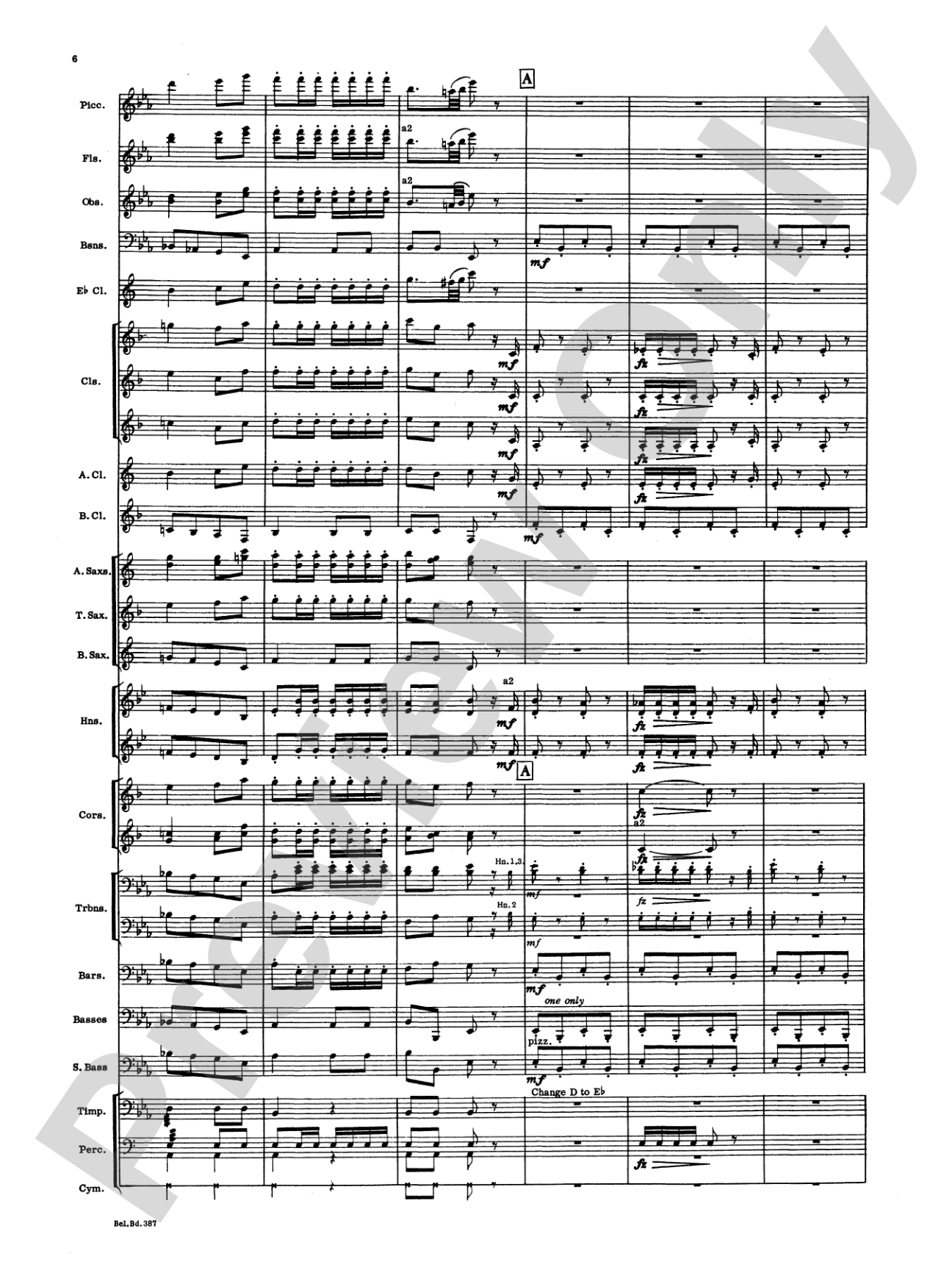 March and Procession of Bacchus: Concert Band Conductor Score & Parts