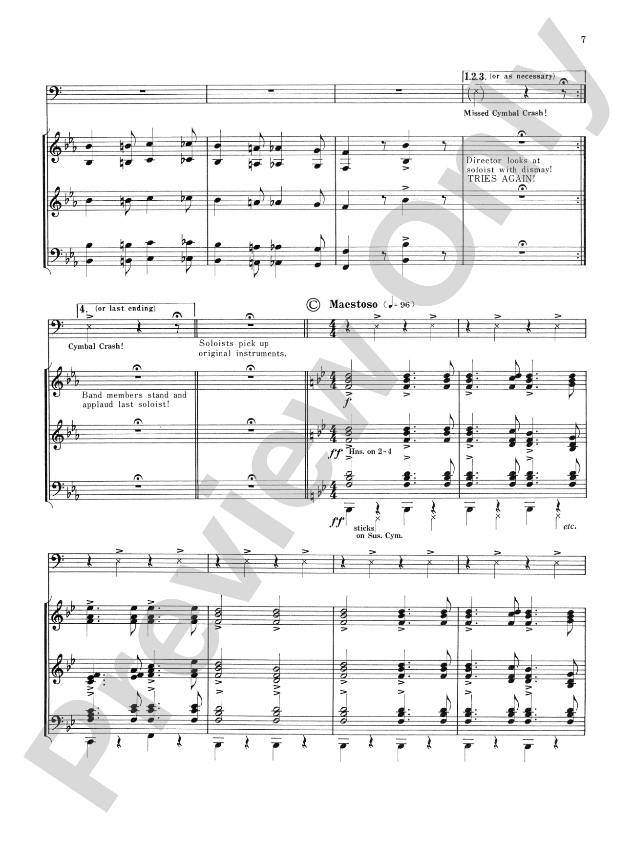 Concerto for Faculty and Band: Concert Band Conductor Score & Parts