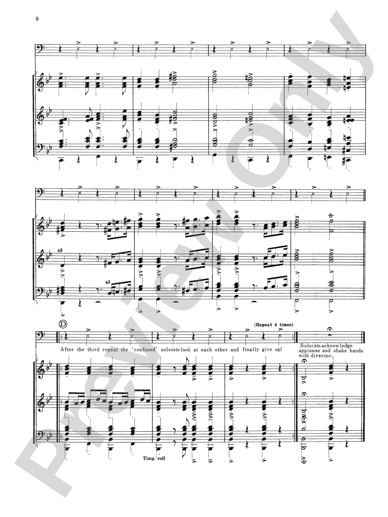 Concerto for Faculty and Band: Concert Band Conductor Score & Parts