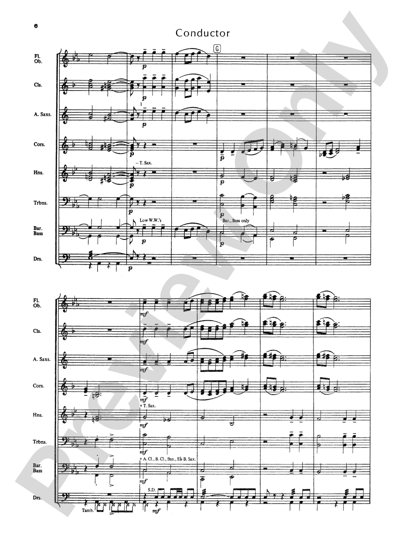 Blue Ridge Overture: Concert Band Conductor Score & Parts