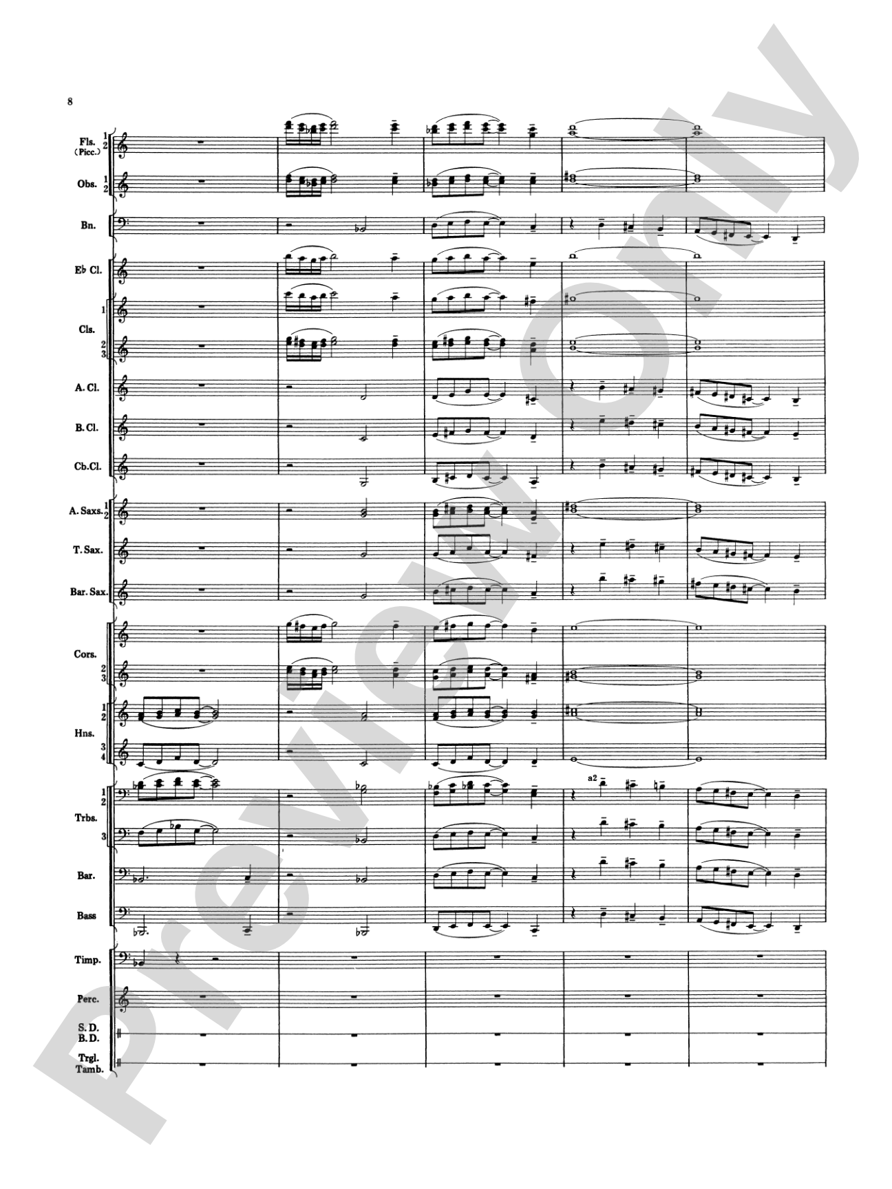 Overture Jubiloso: Concert Band Conductor Score & Parts