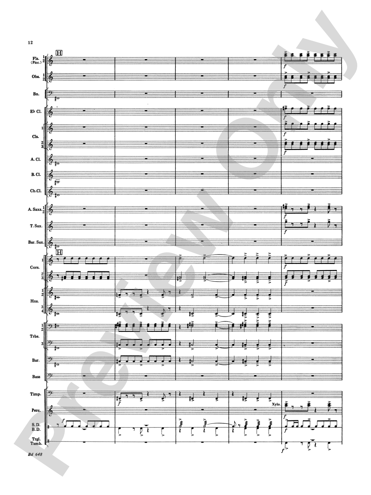 Overture Jubiloso: Concert Band Conductor Score & Parts