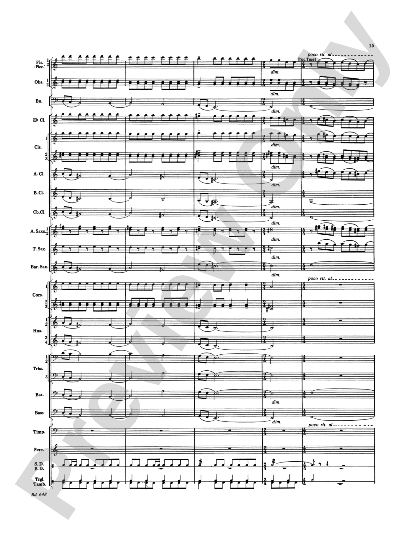Overture Jubiloso: Concert Band Conductor Score & Parts