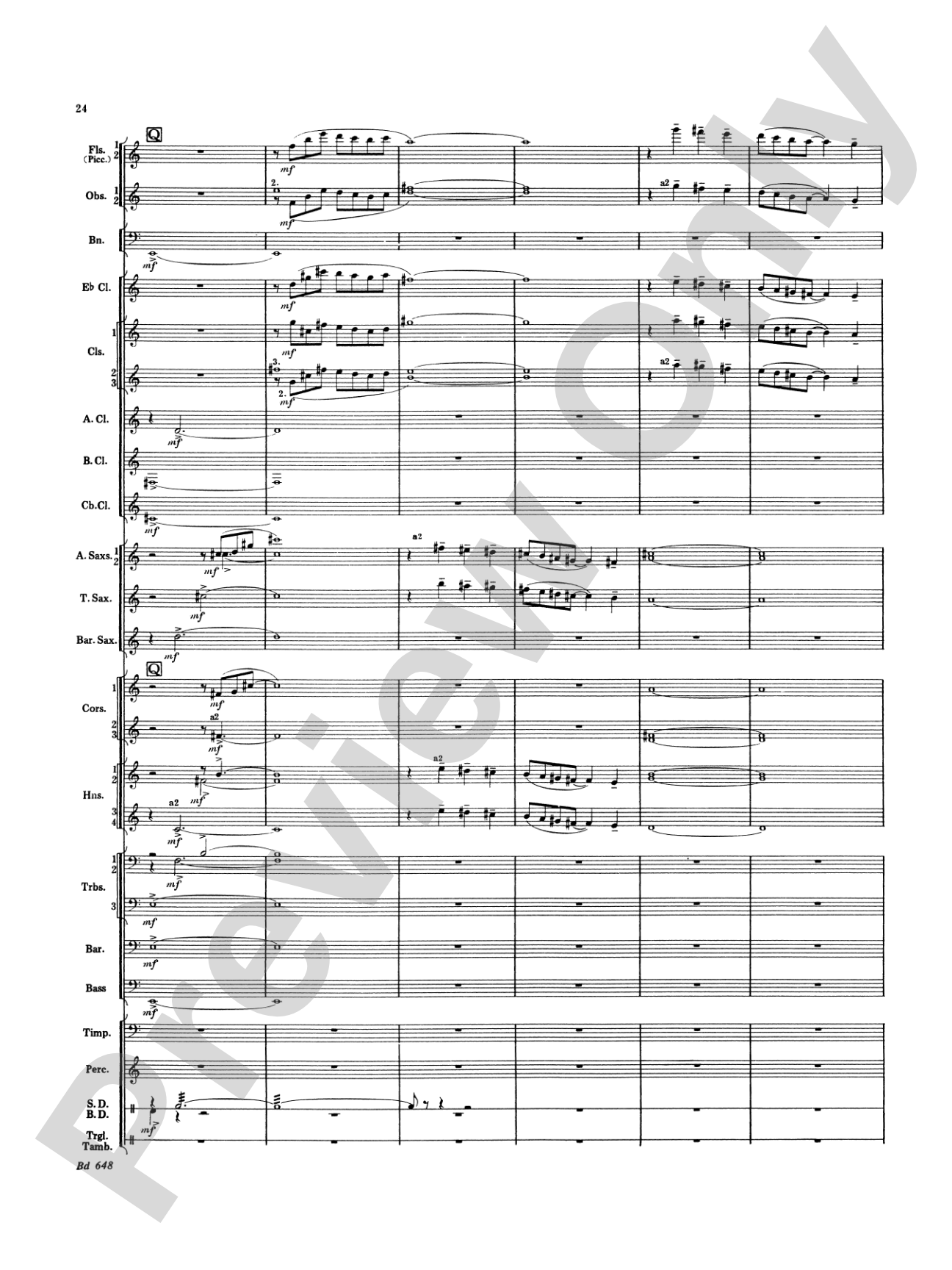 Overture Jubiloso: Concert Band Conductor Score & Parts