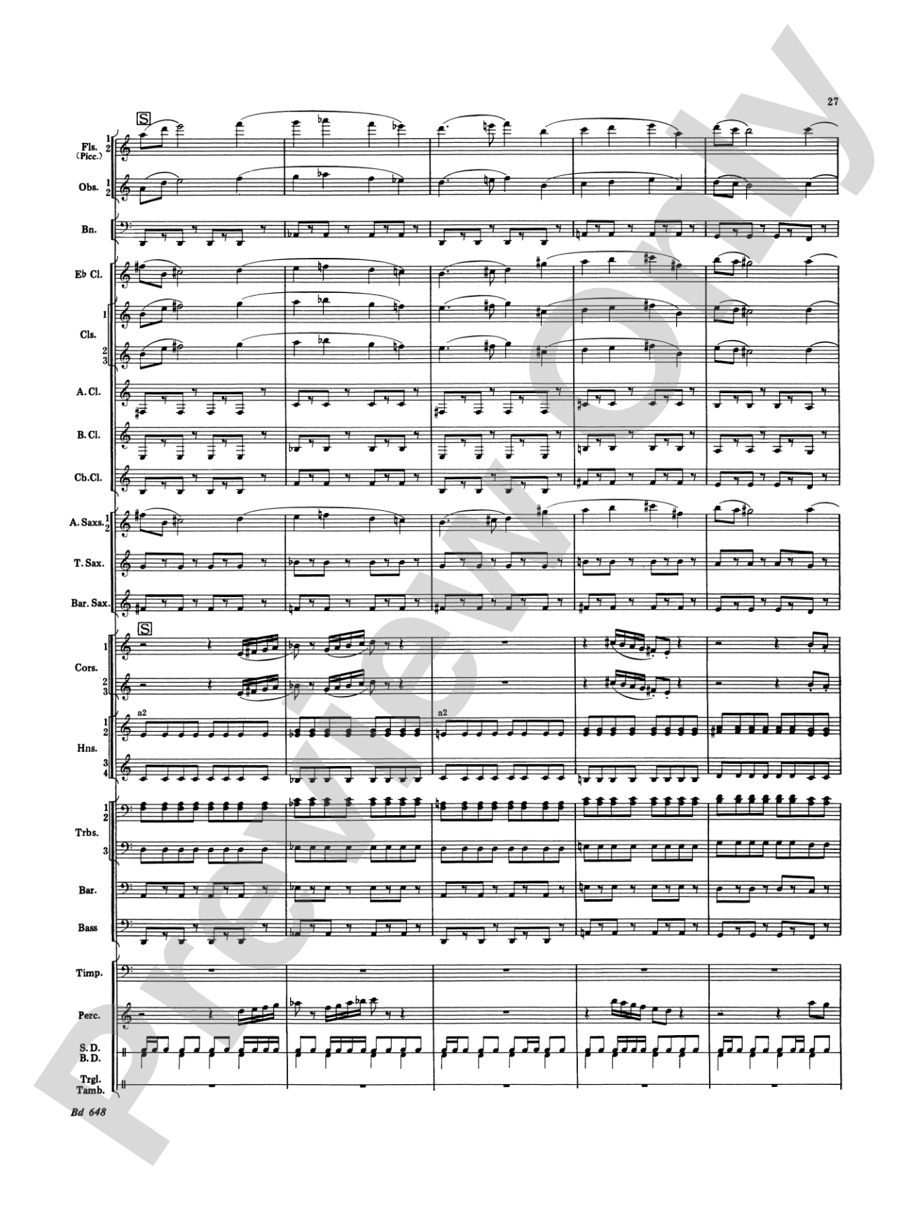 Overture Jubiloso: Concert Band Conductor Score & Parts