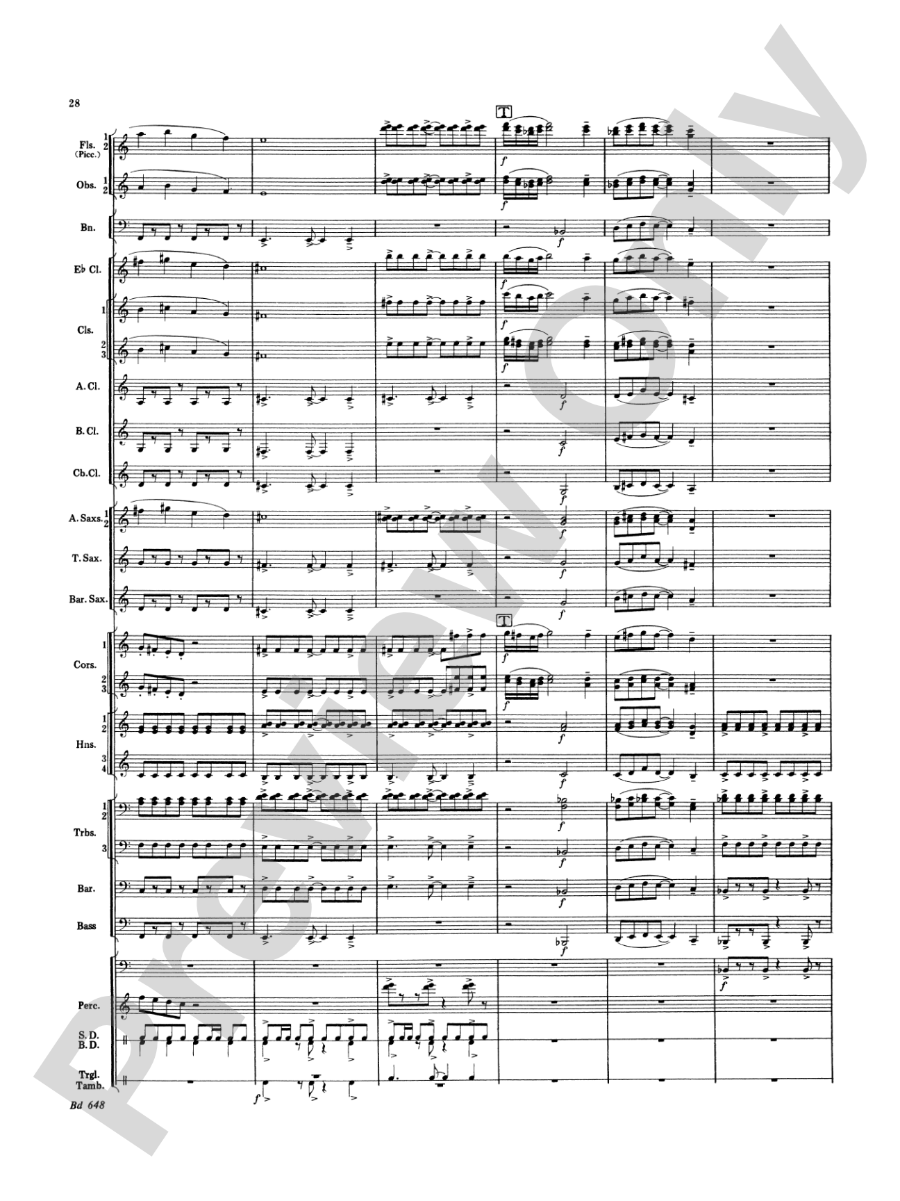 Overture Jubiloso: Concert Band Conductor Score & Parts