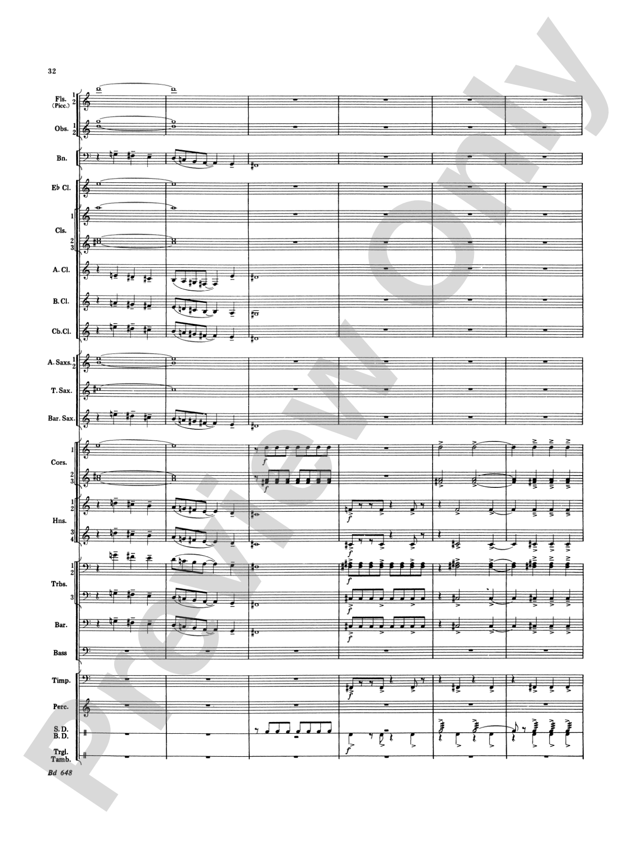 Overture Jubiloso: Concert Band Conductor Score & Parts