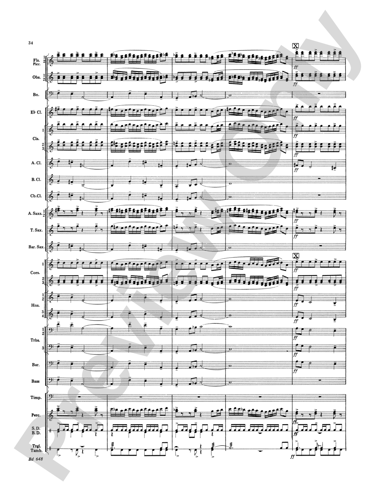 Overture Jubiloso: Concert Band Conductor Score & Parts