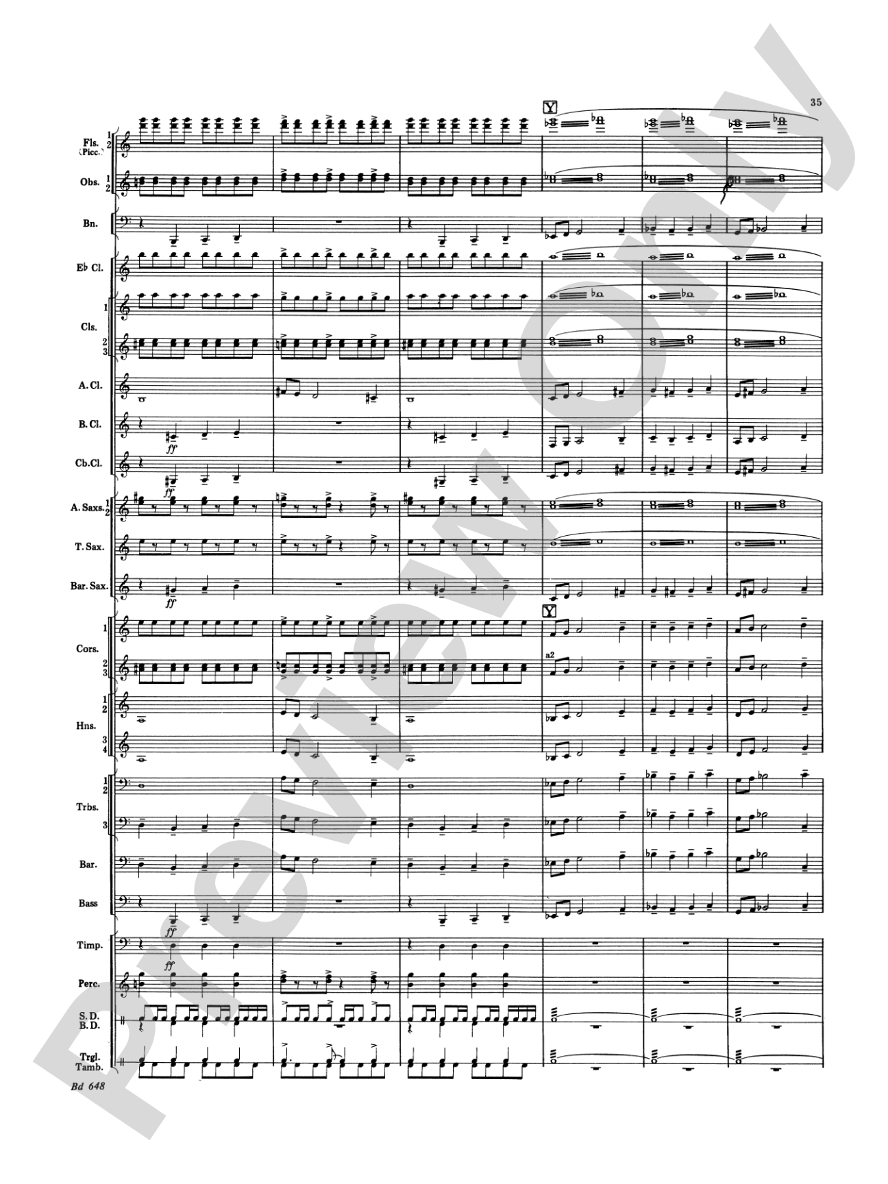 Overture Jubiloso: Concert Band Conductor Score & Parts