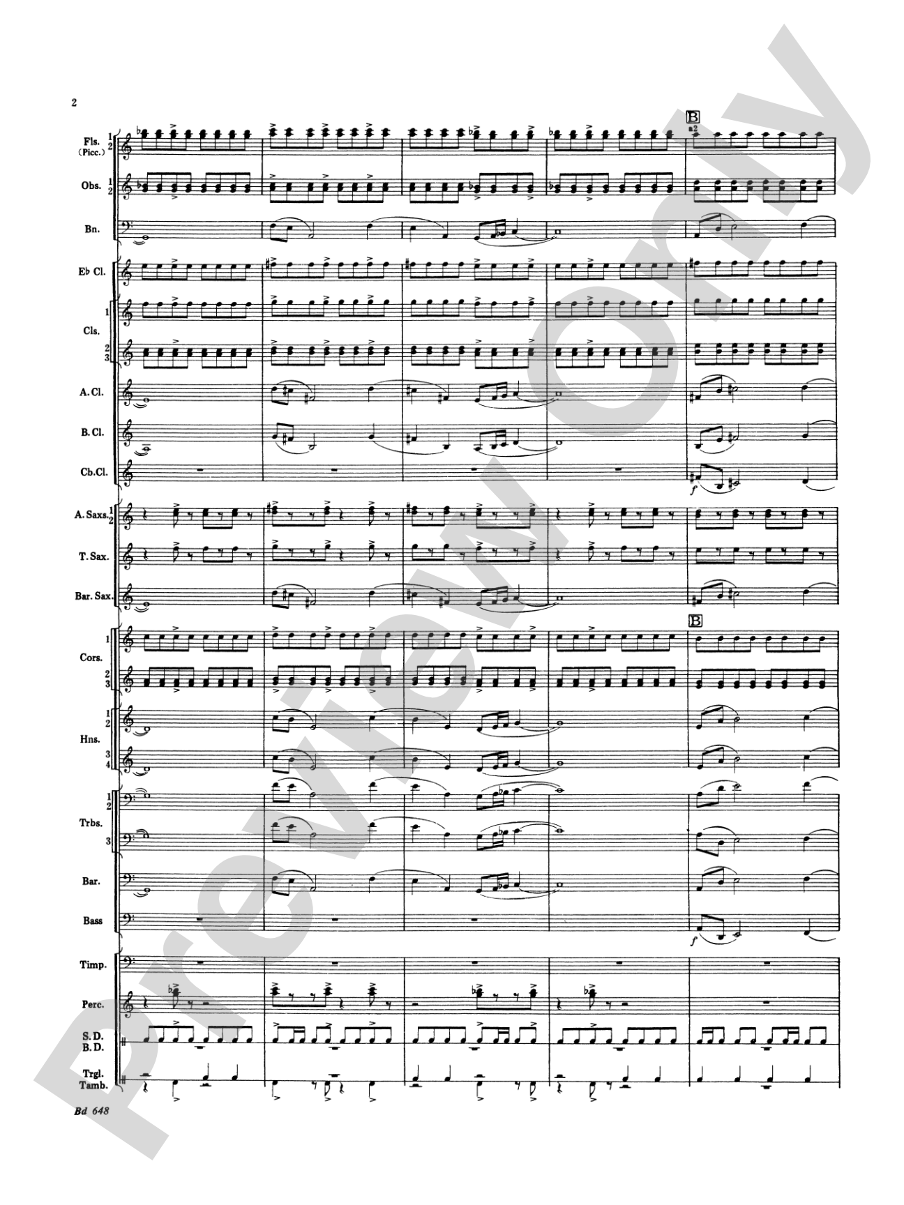 Overture Jubiloso: Concert Band Conductor Score & Parts
