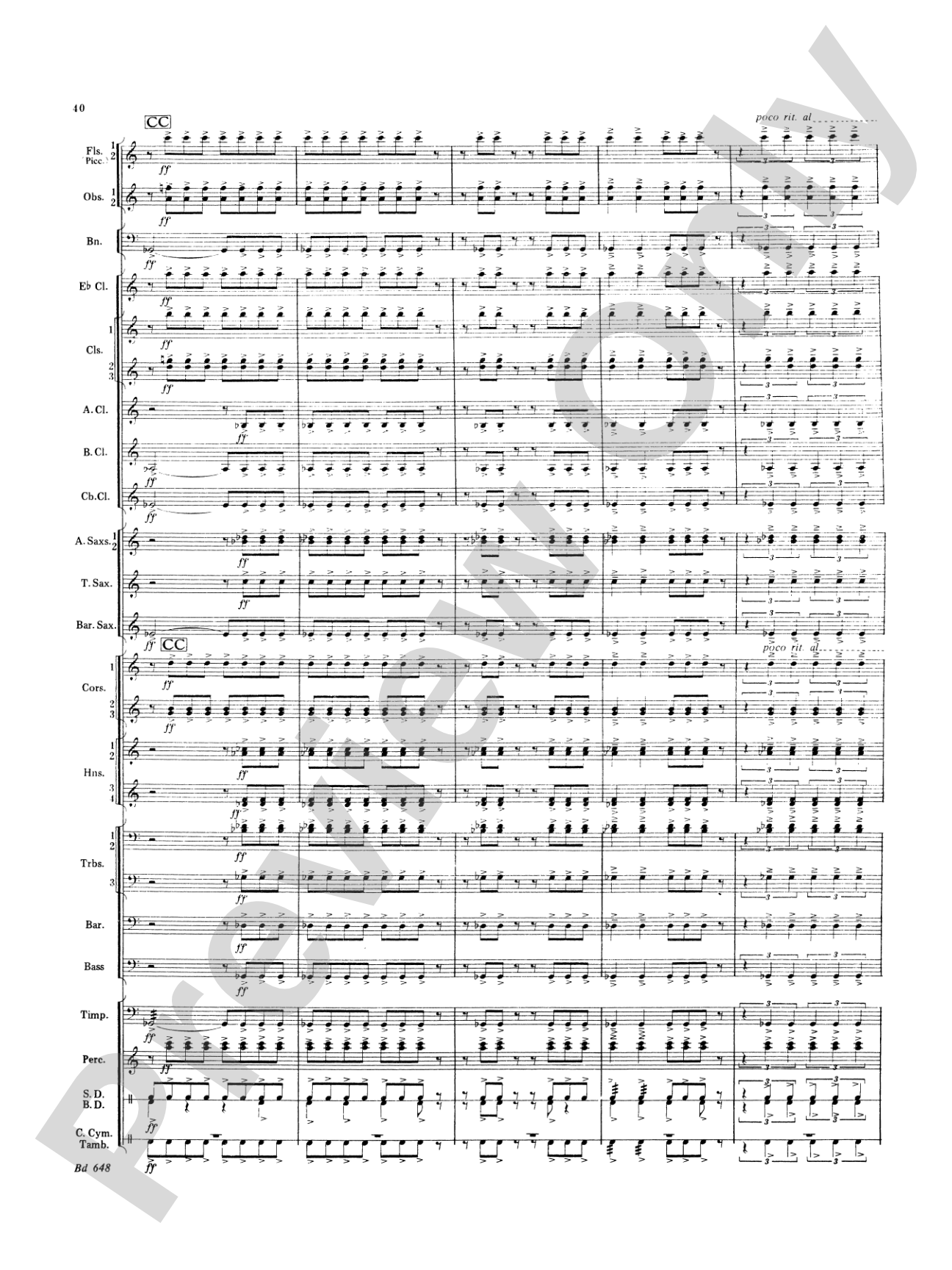 Overture Jubiloso: Concert Band Conductor Score & Parts