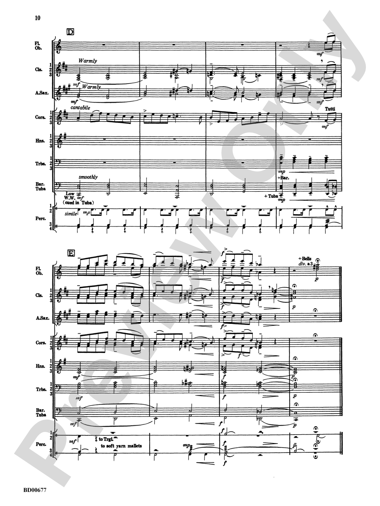 Brookshire Suite: Score