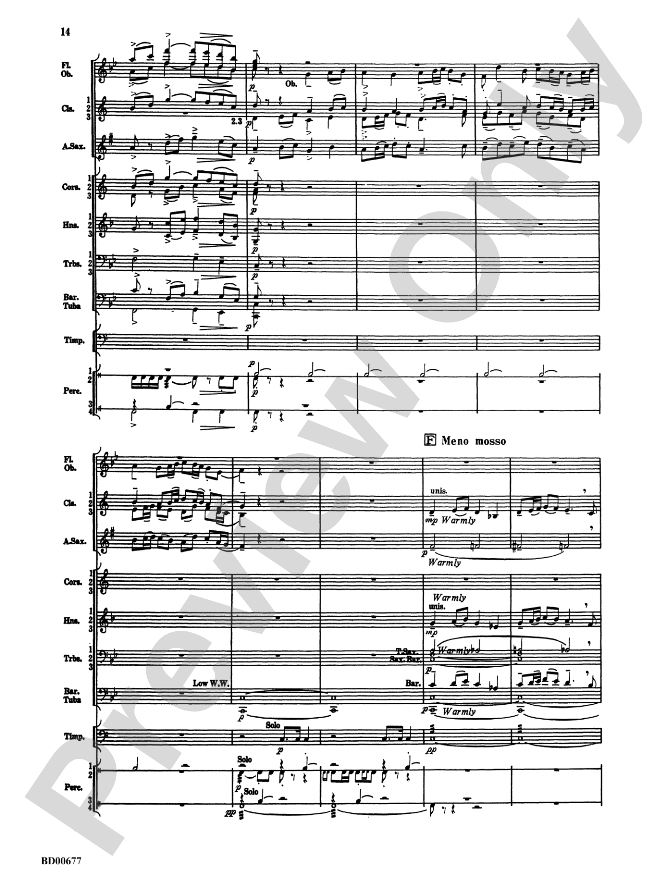 Brookshire Suite: Score